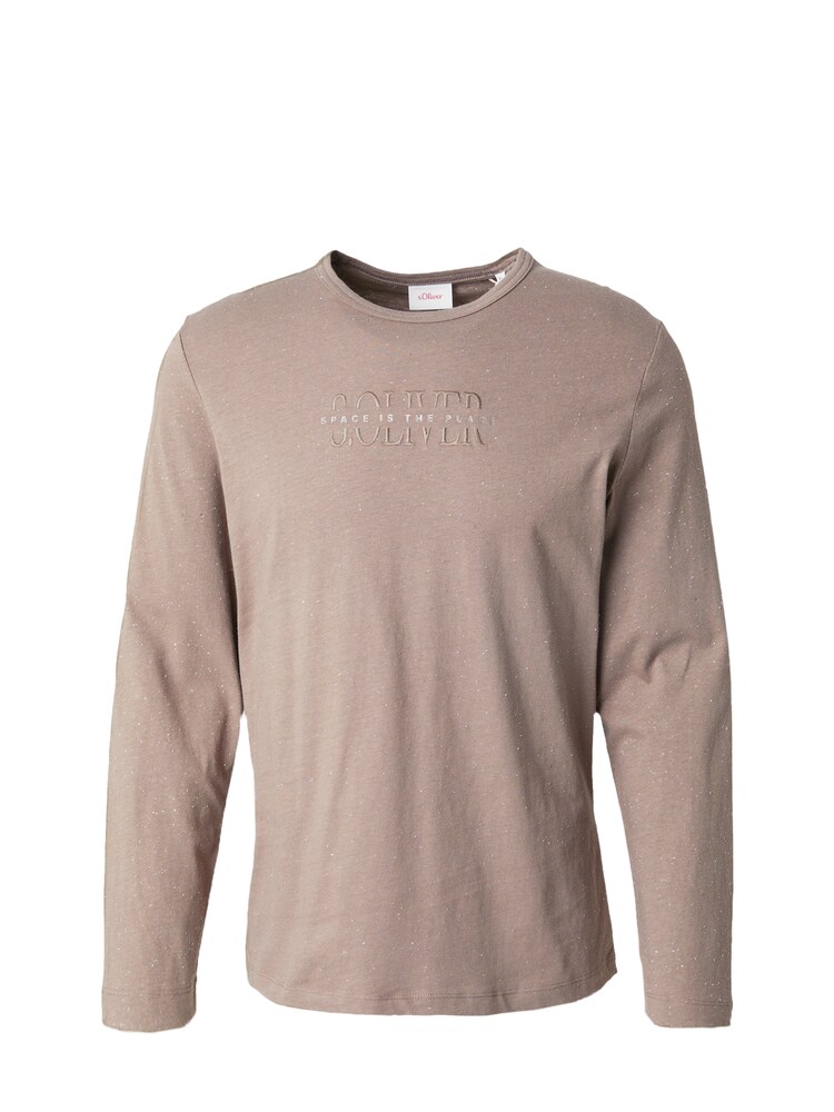 s.Oliver Shirt Herren Größe XXXL braun / weiß