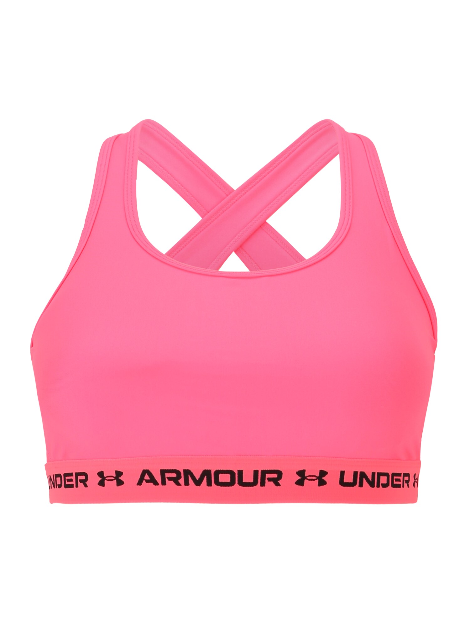 UNDER ARMOUR Športová podprsenka  ružová / čierna
