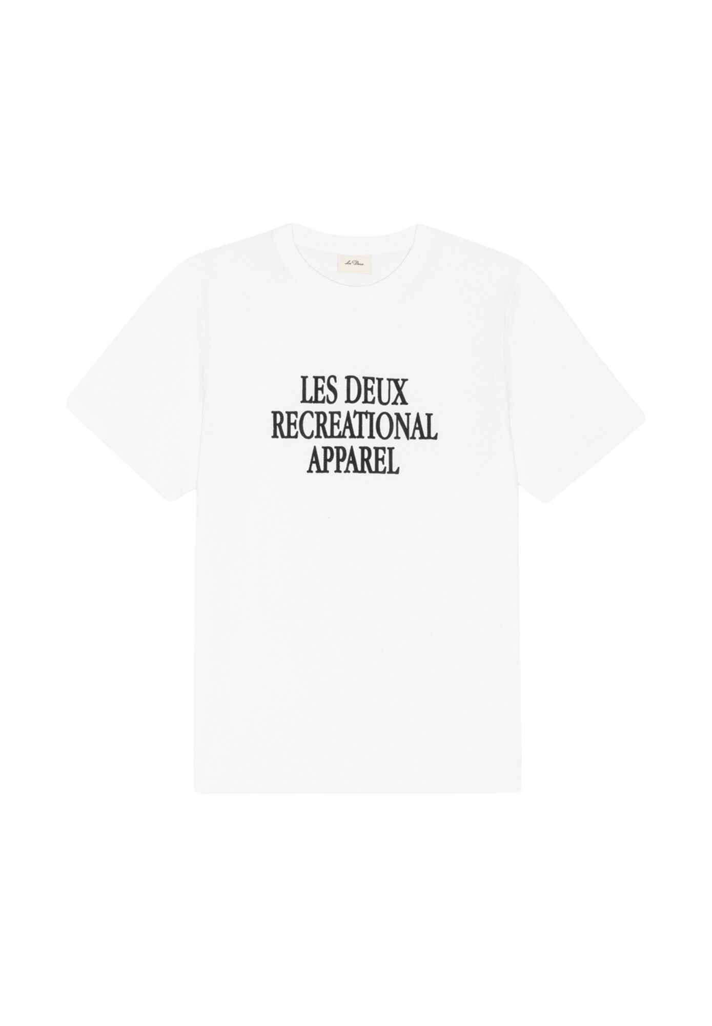 Les Deux Camiseta 'From Copenhagen' negro / blanco