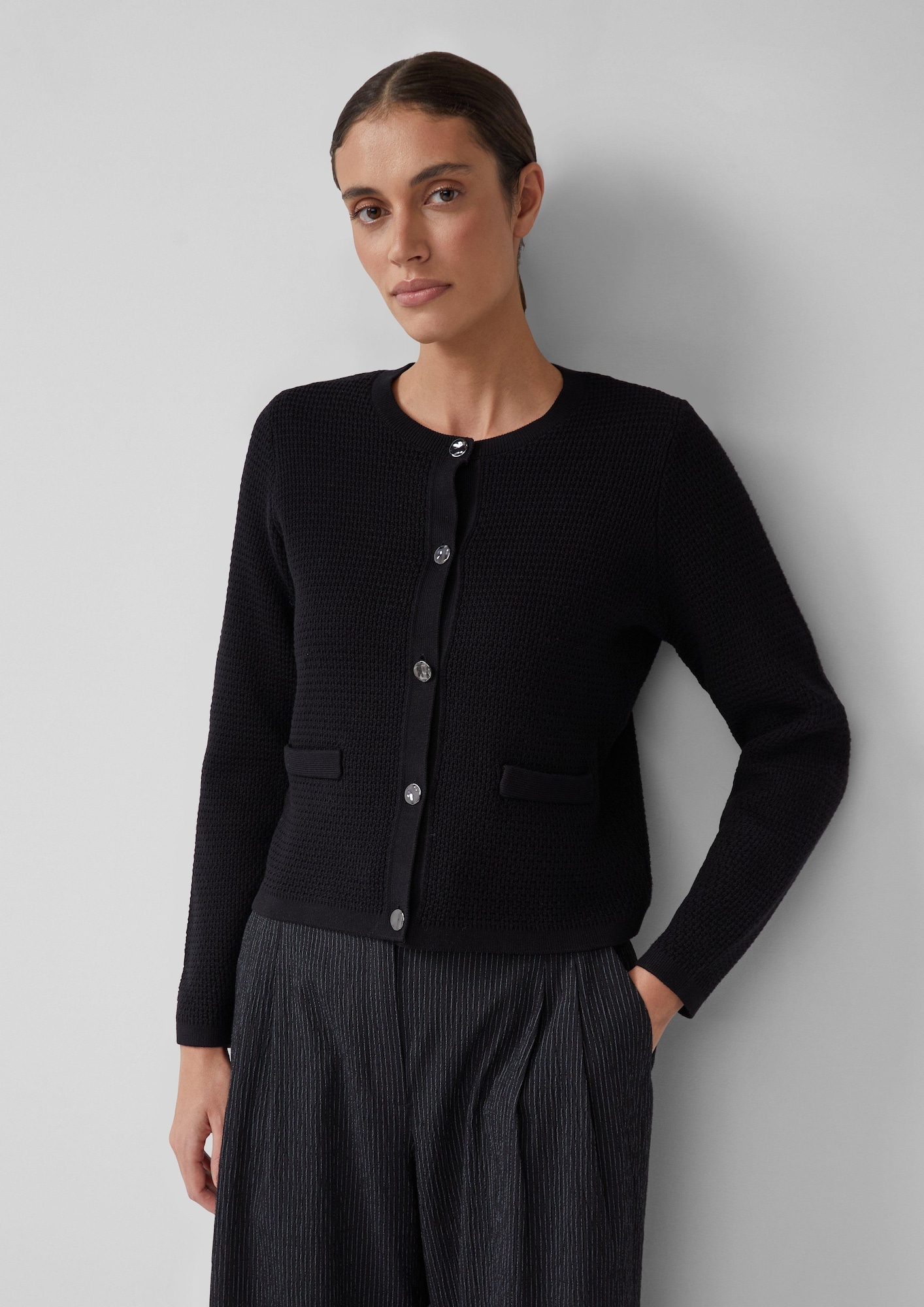 s.Oliver BLACK LABEL Kardigán čierna (obrázok 4)