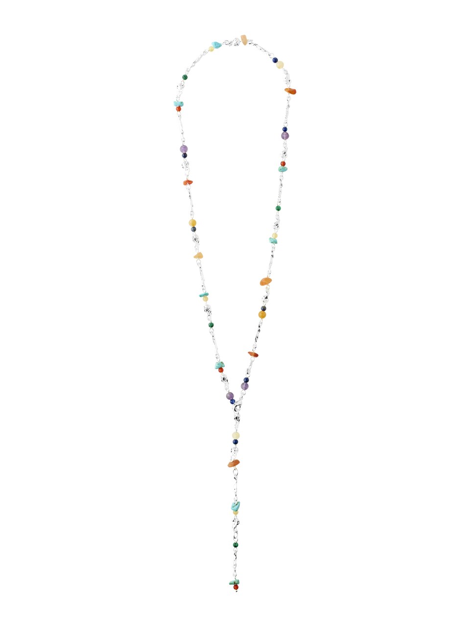 Halsband 'Trace' turkos / konjak / lila