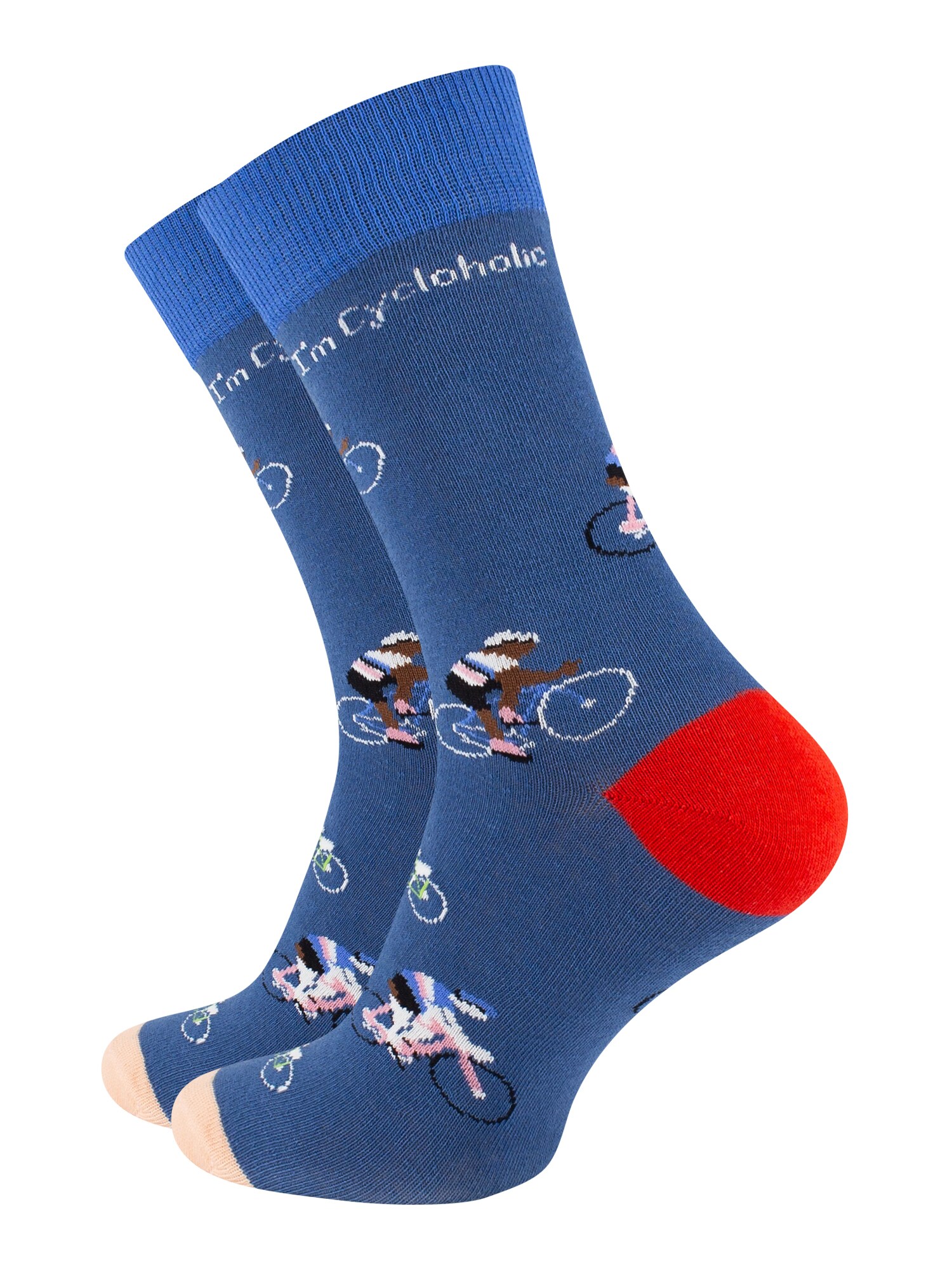 Vincent Creation Calcetines  beige / azul / rojo