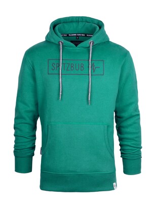 SPITZBUB Sweatshirt ‘Michael’ Antraciet / Groen / Jade groen