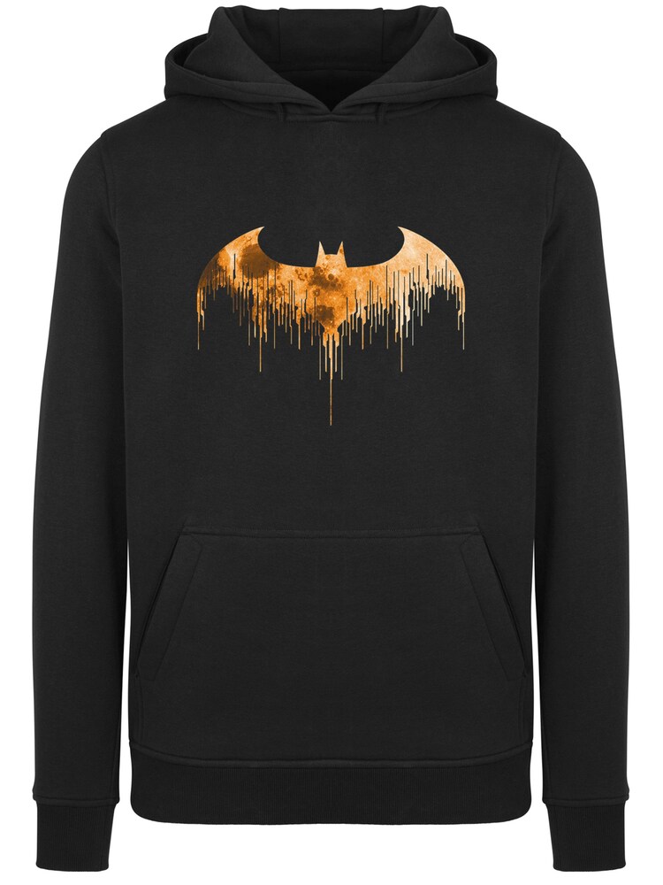 F4NT4STIC Sweatshirt 'DC Comics Batman Arkham Knight Halloween Moon' Herren Größe XS braun / pastellorange / hellorange / schwarz