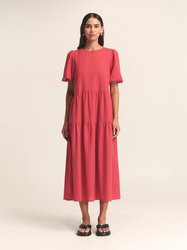 St MRLO Kleid 'Sitia' Damen Größe 40 rot Winterkleid