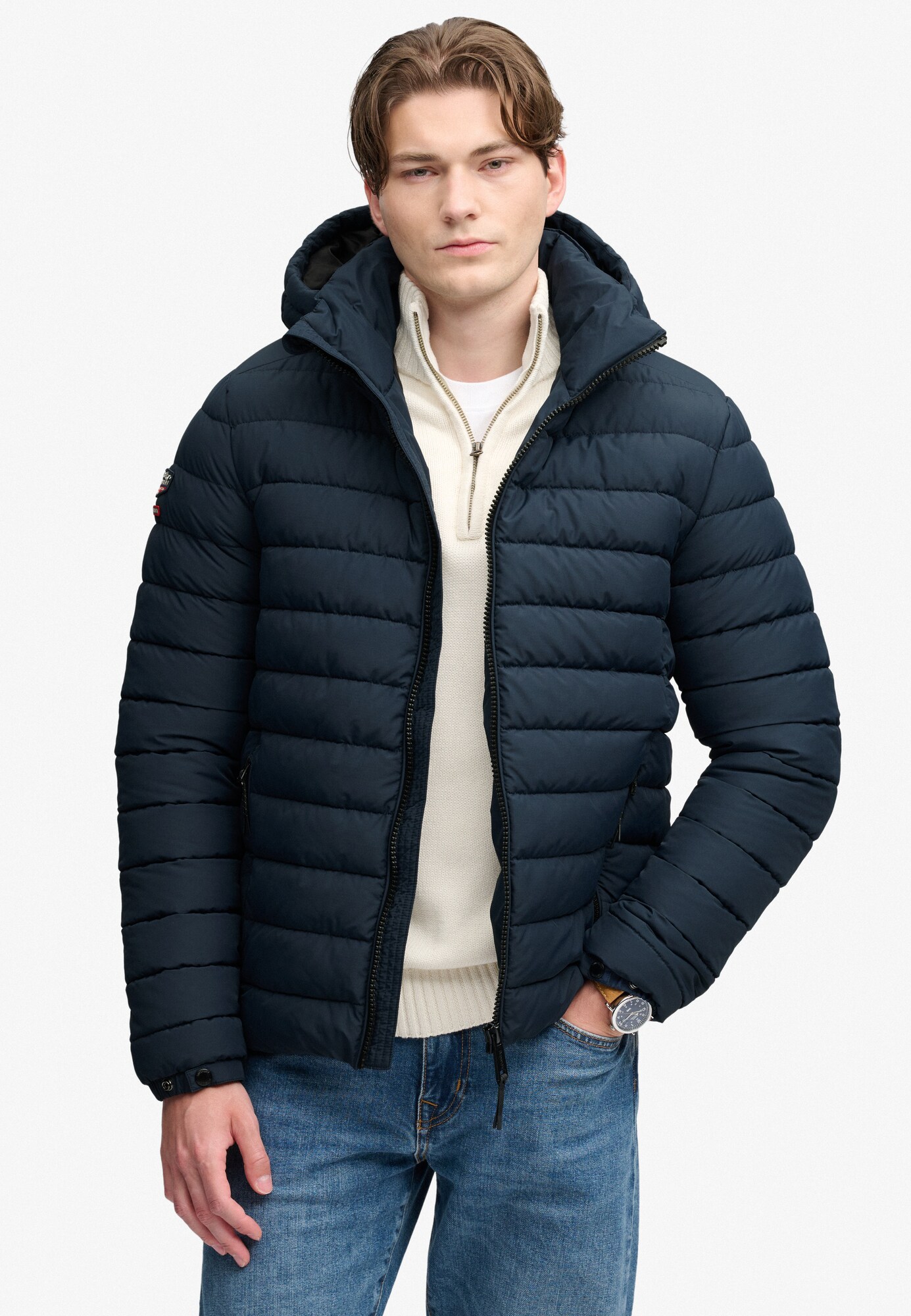 Superdry & Co Chaqueta de entretiempo azul oscuro – imagen 3