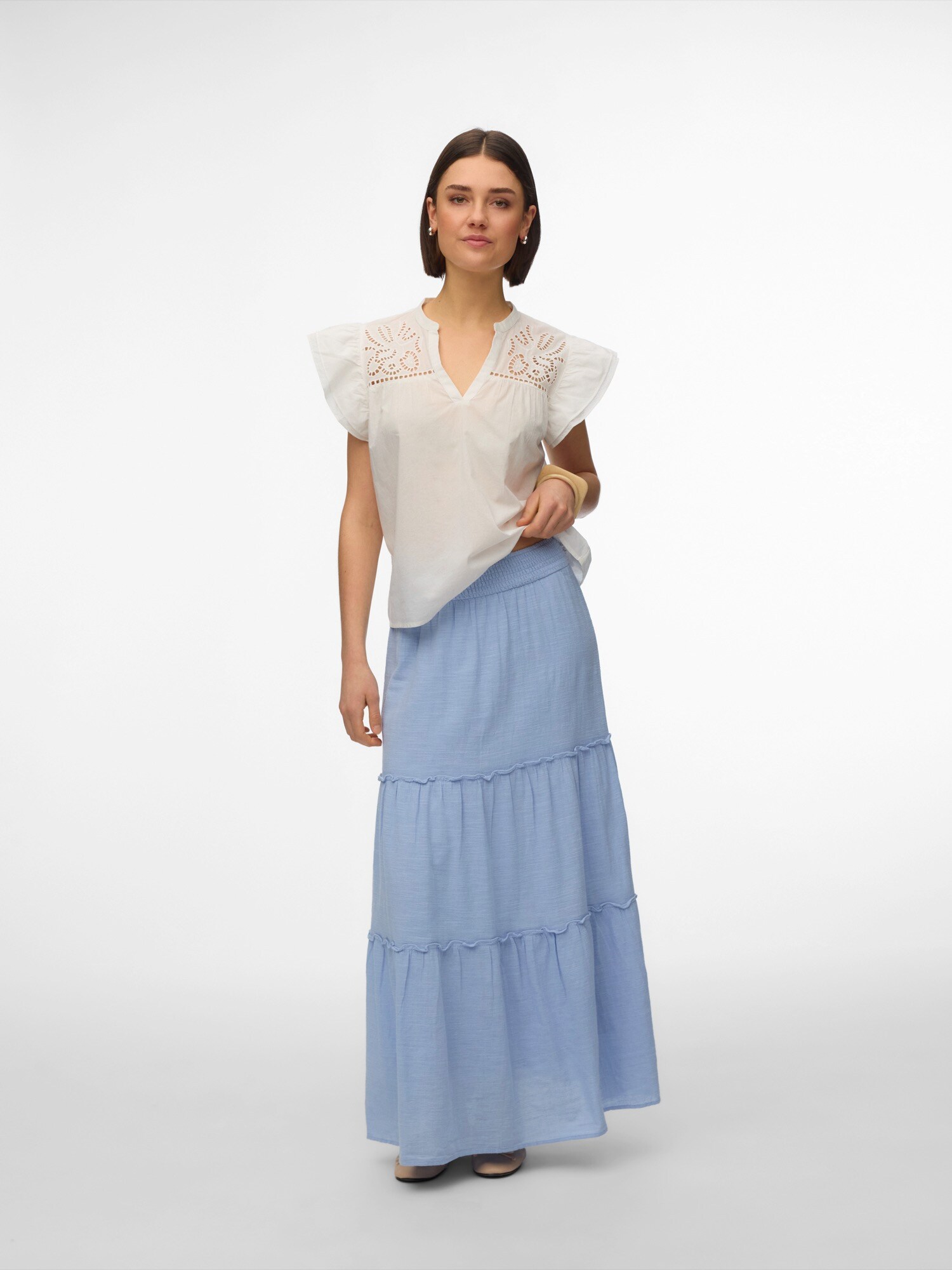 VERO MODA Blúzka 'VMLine'  biela (obrázok 4)