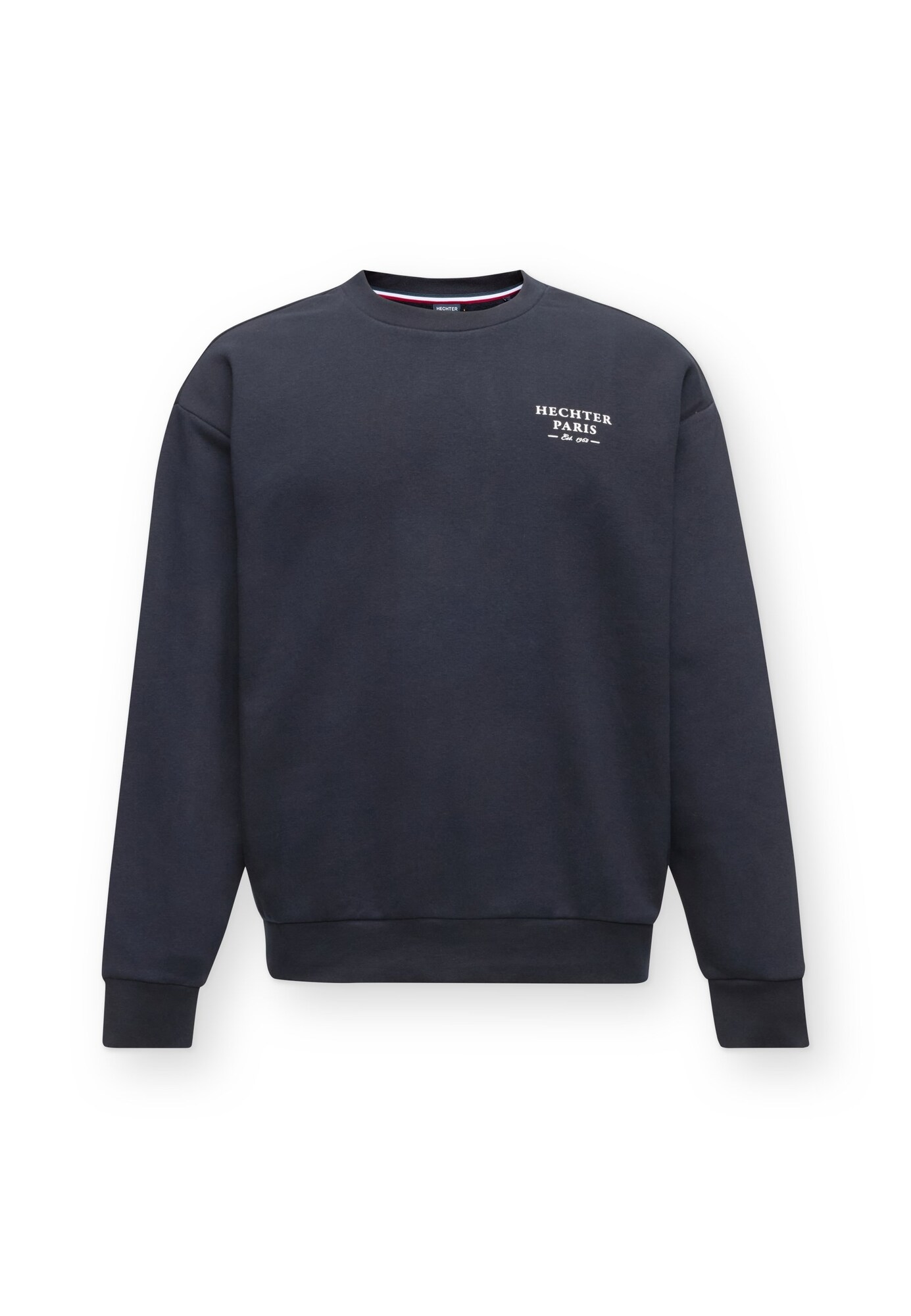 HECHTER PARIS Sweater majica mornarsko plava / svijetlosiva / tamo siva