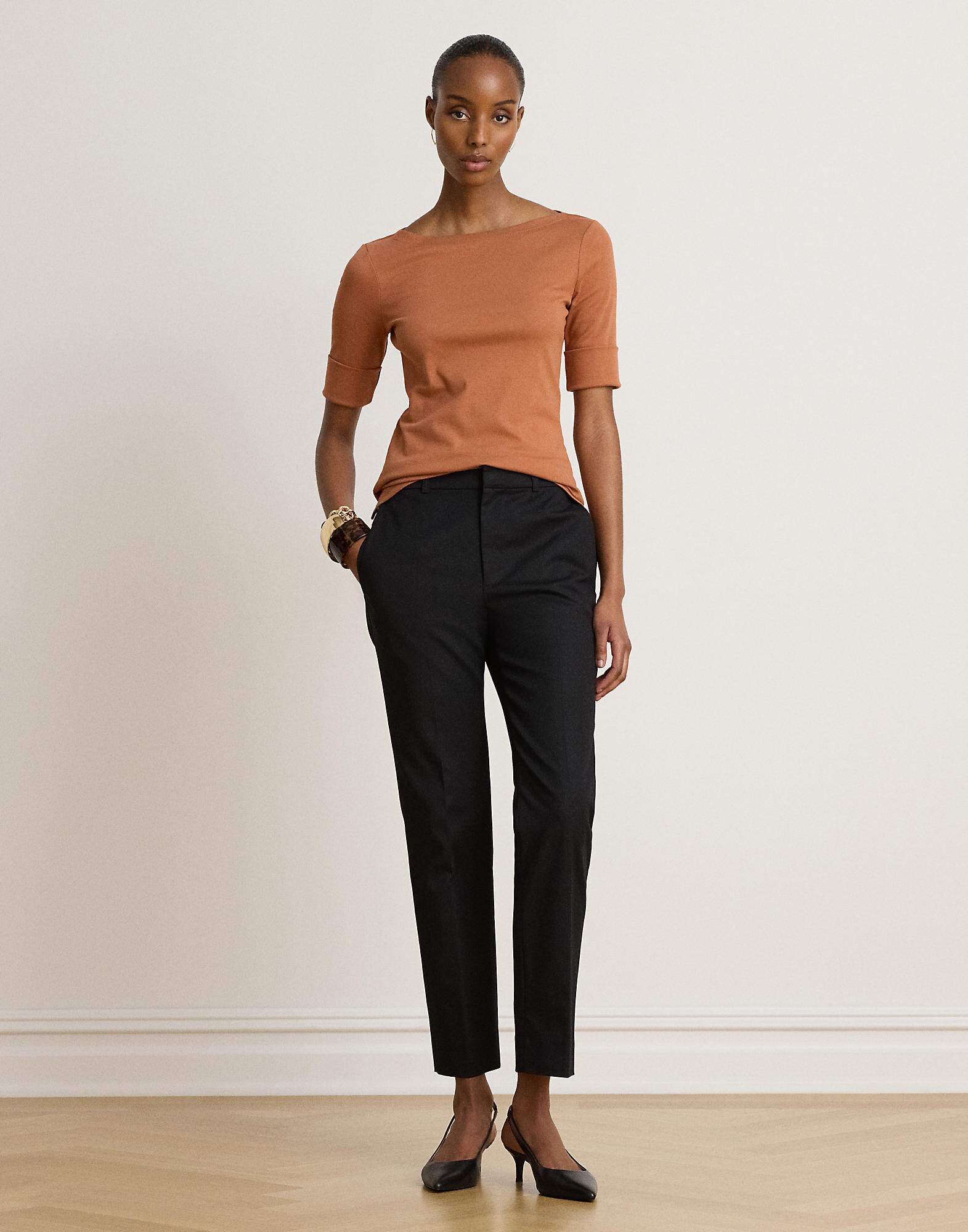Lauren Ralph Lauren Camiseta 'JUDY'  rojizo – imagen 4