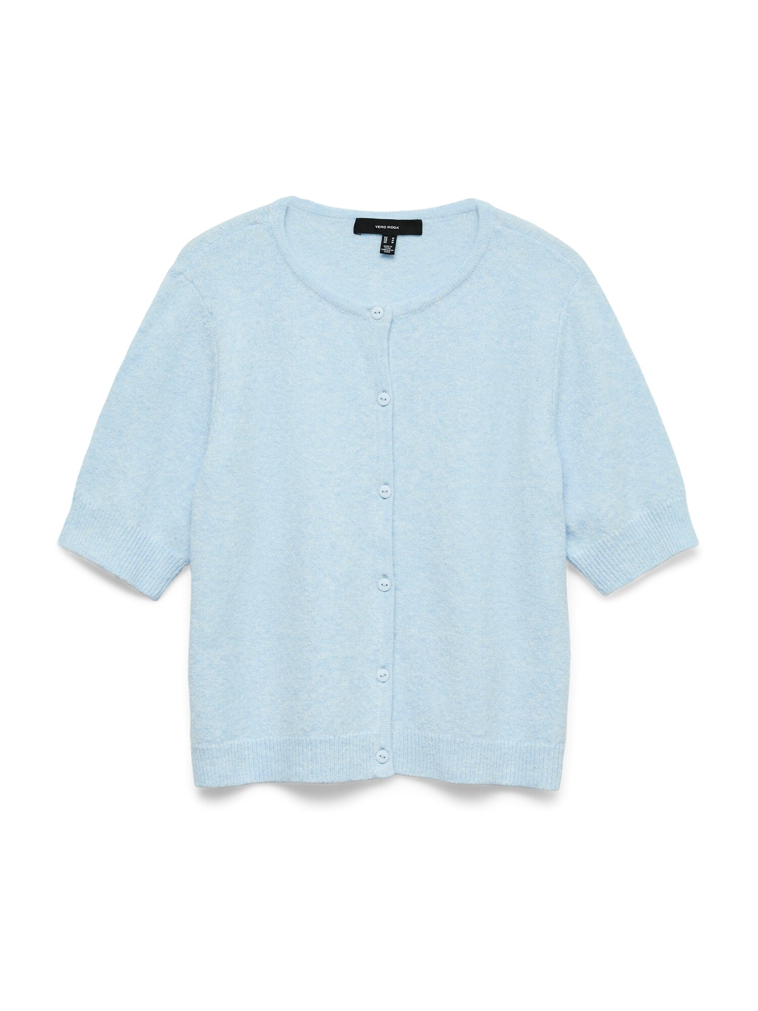 VERO MODA Geacă tricotată VMDoffy  albastru deschis