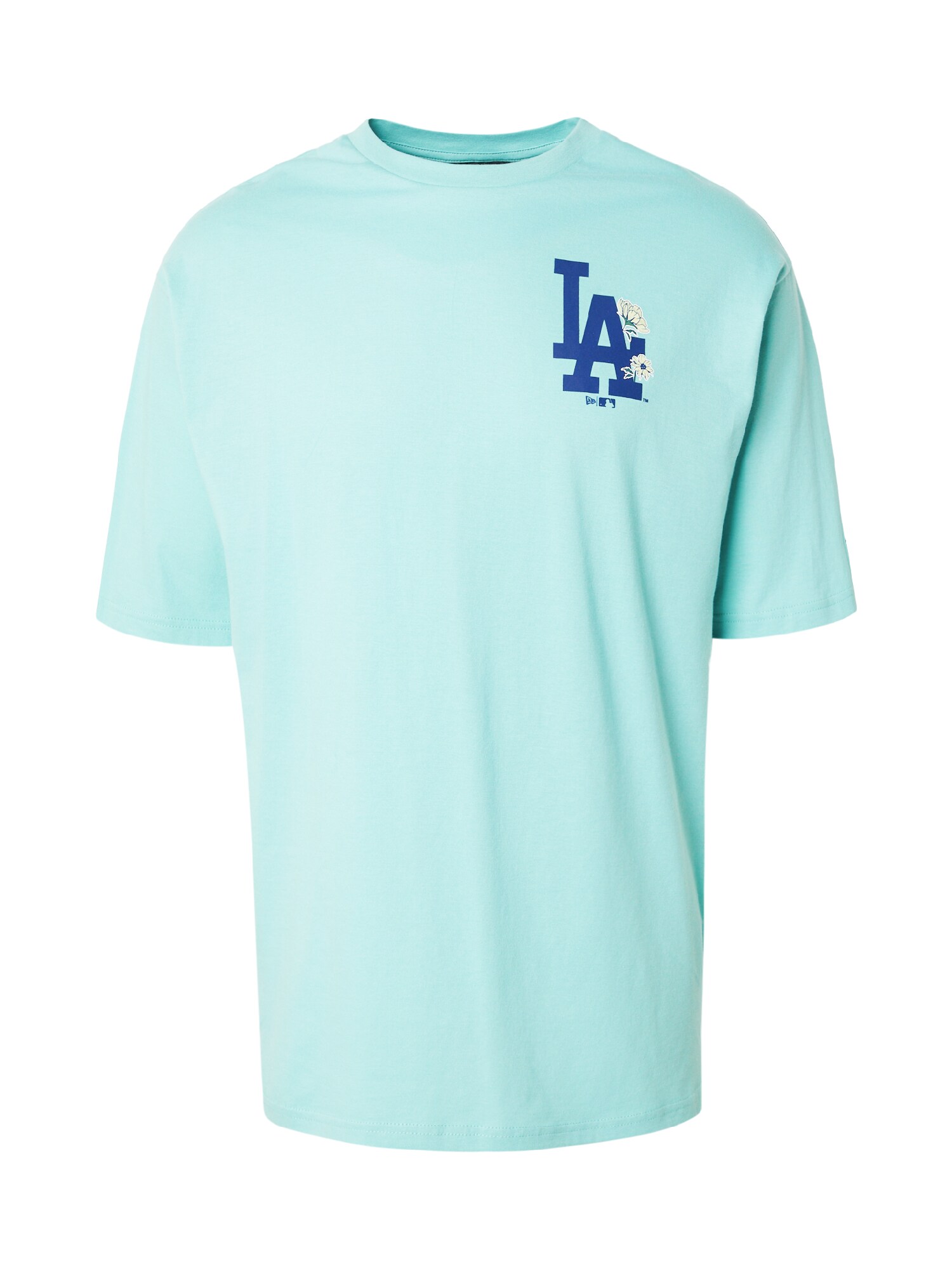 NEW ERA Tricou 'MLB LOSDOD'  albastru / turcoaz / verde pastel