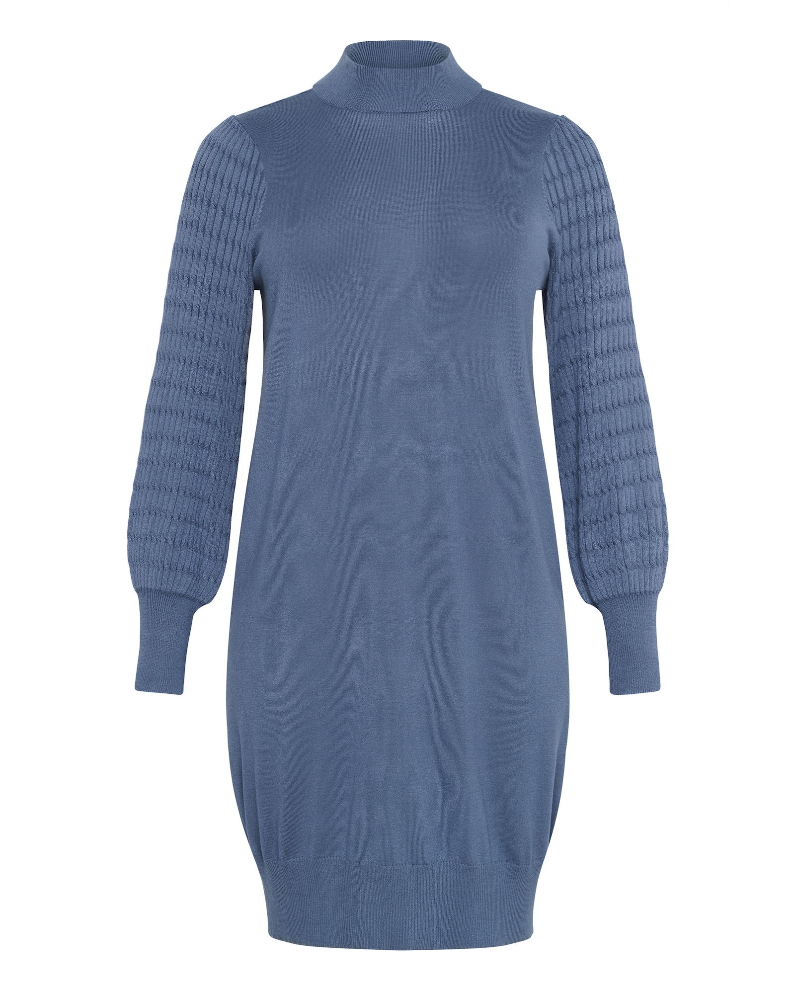 KAFFE CURVE Rochie tricotat Lini  albastru