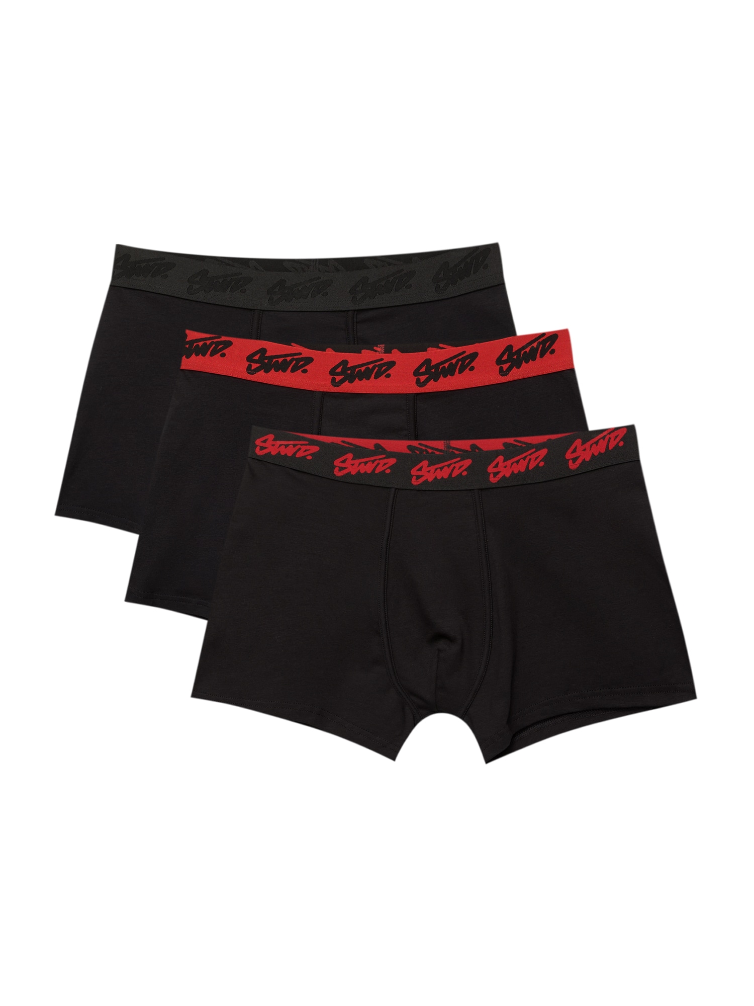 Pull&Bear Boxeri STWD  roși aprins / negru