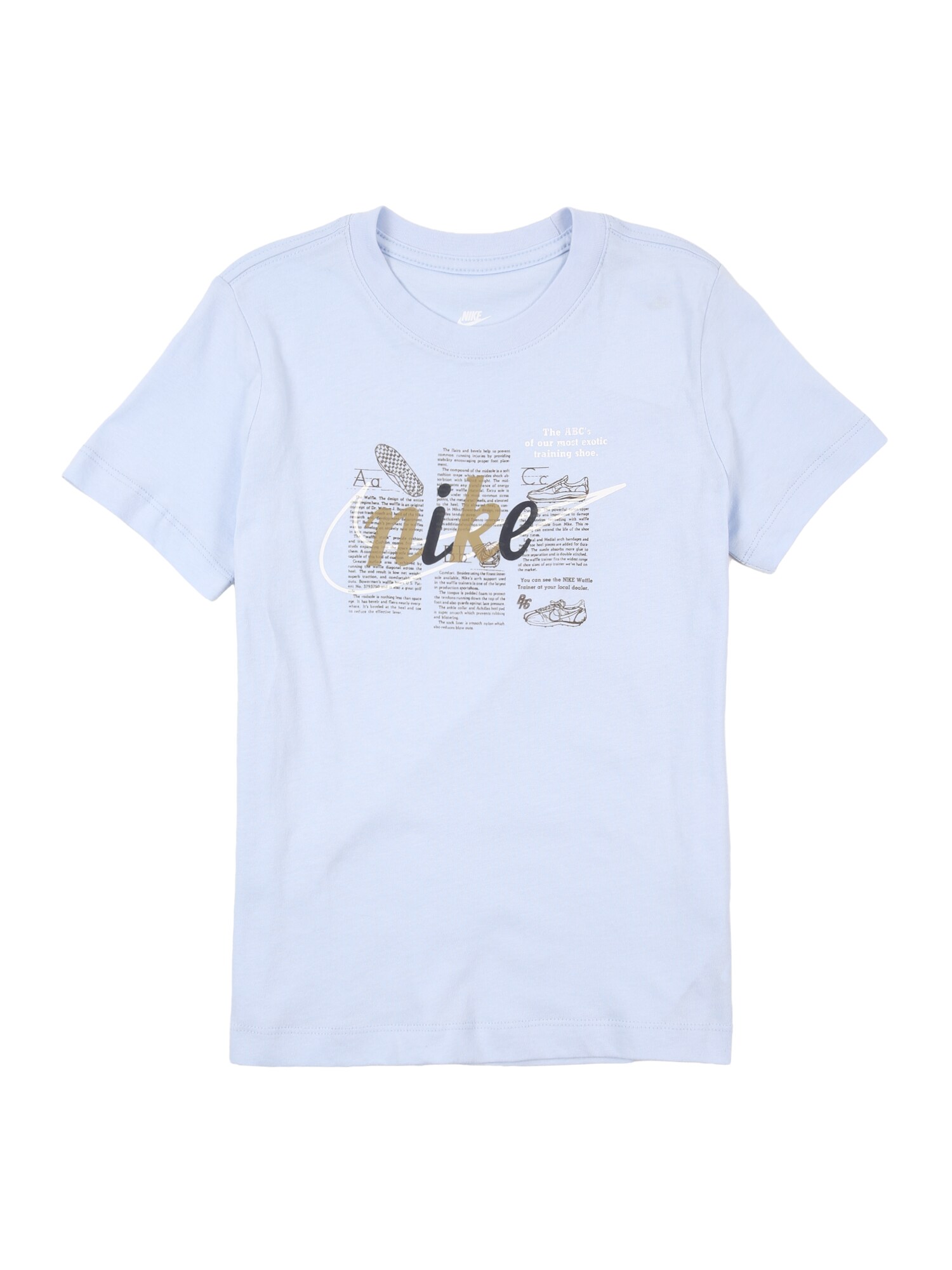 Nike Sportswear Tricou 'CLUB'  albastru deschis / sepie / negru / alb