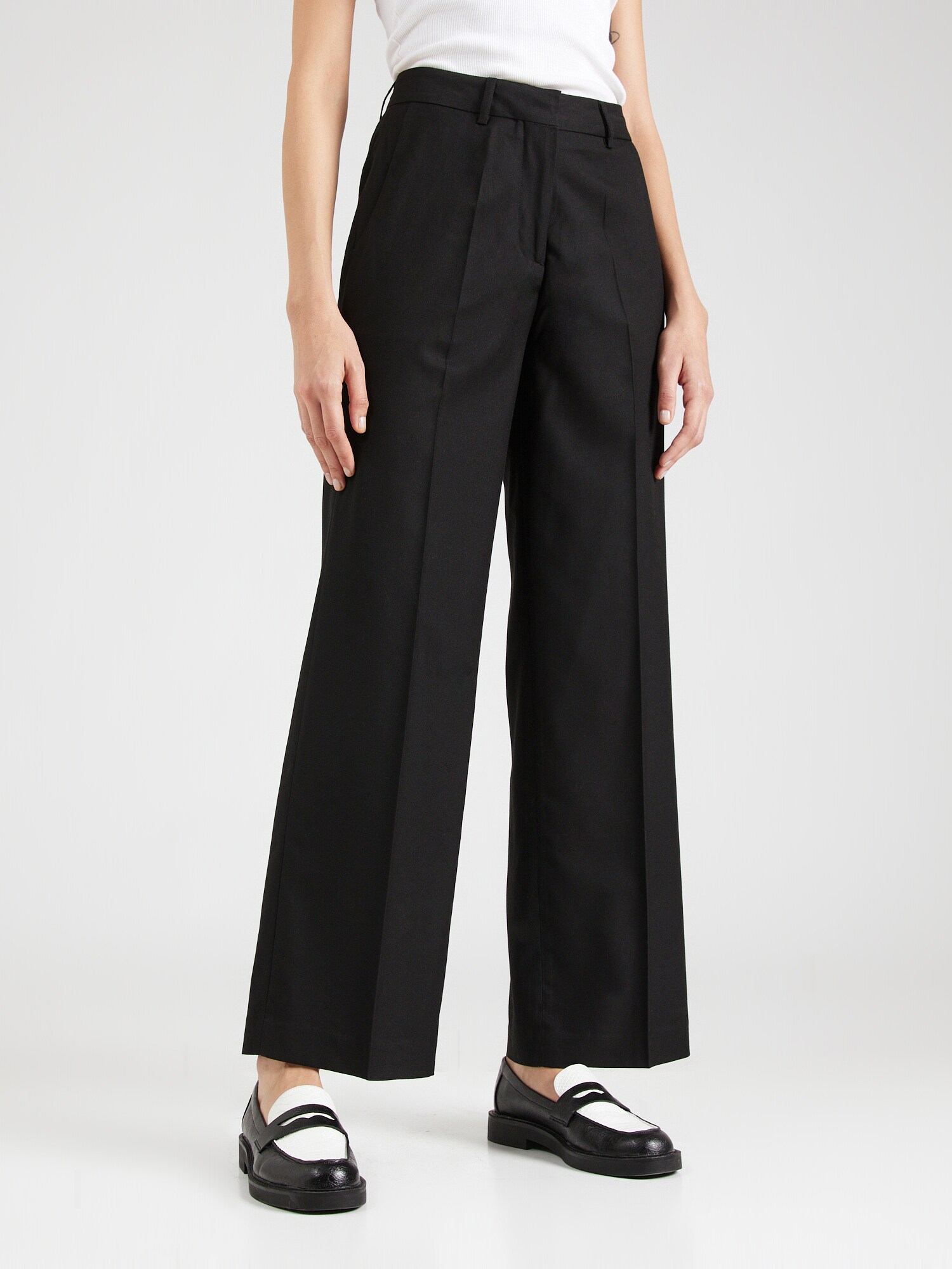SCOTCH & SODA Ráncos nadrág 'EDIE'  fekete termék 2. képe