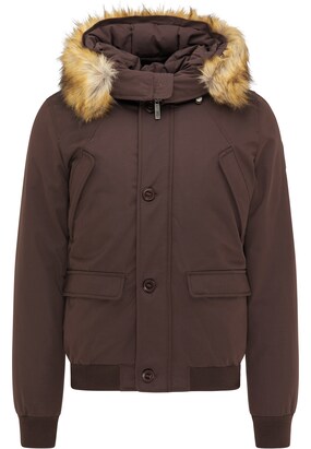 MO Winterjas Beige / Donkerbruin