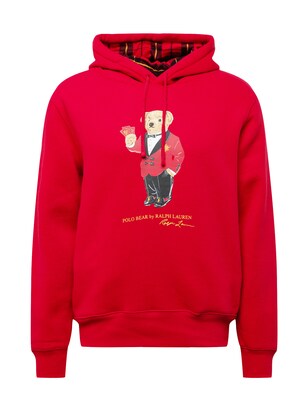 Polo Ralph Lauren Sweatshirt Cappuccino / Rood / Zwart / Offwhite