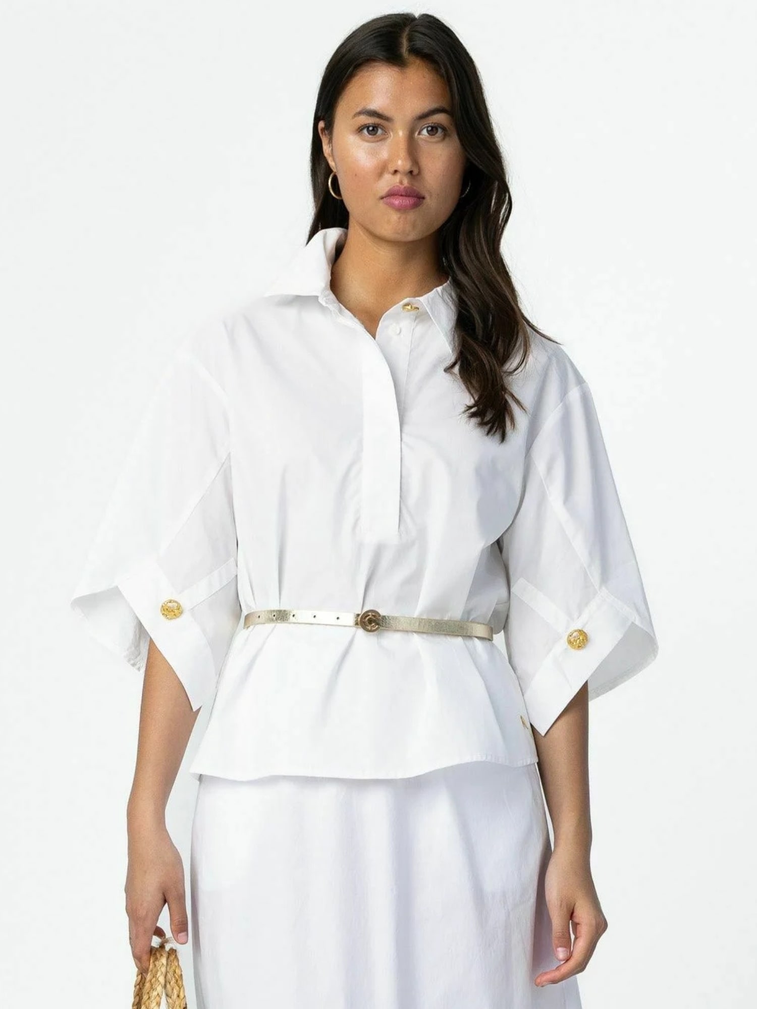 Coster Copenhagen Camiseta ' Shirt '  blanco