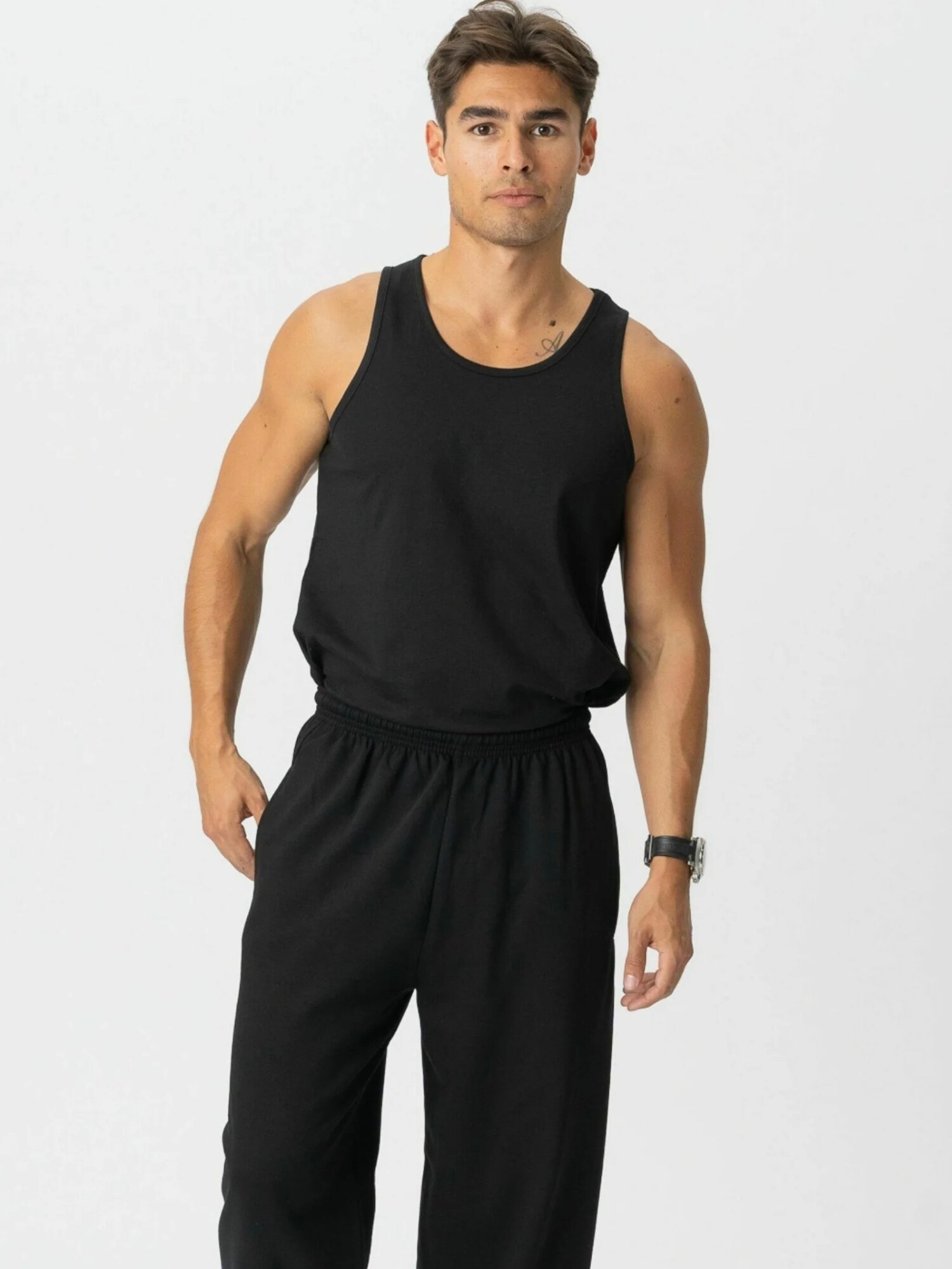 TEESHOPPEN Tricou ' Basic Tanktop '  negru
