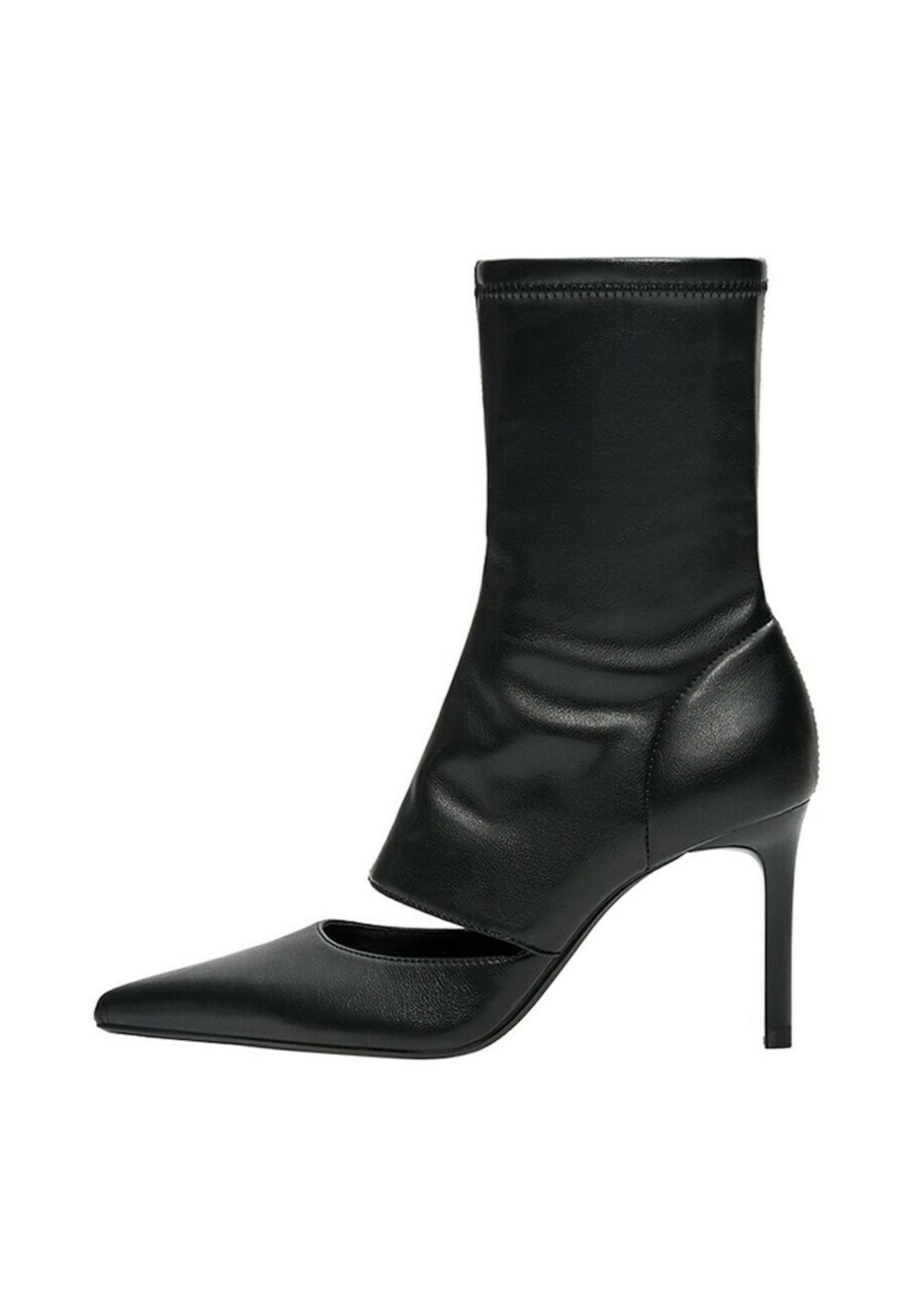 Bershka Botine negru