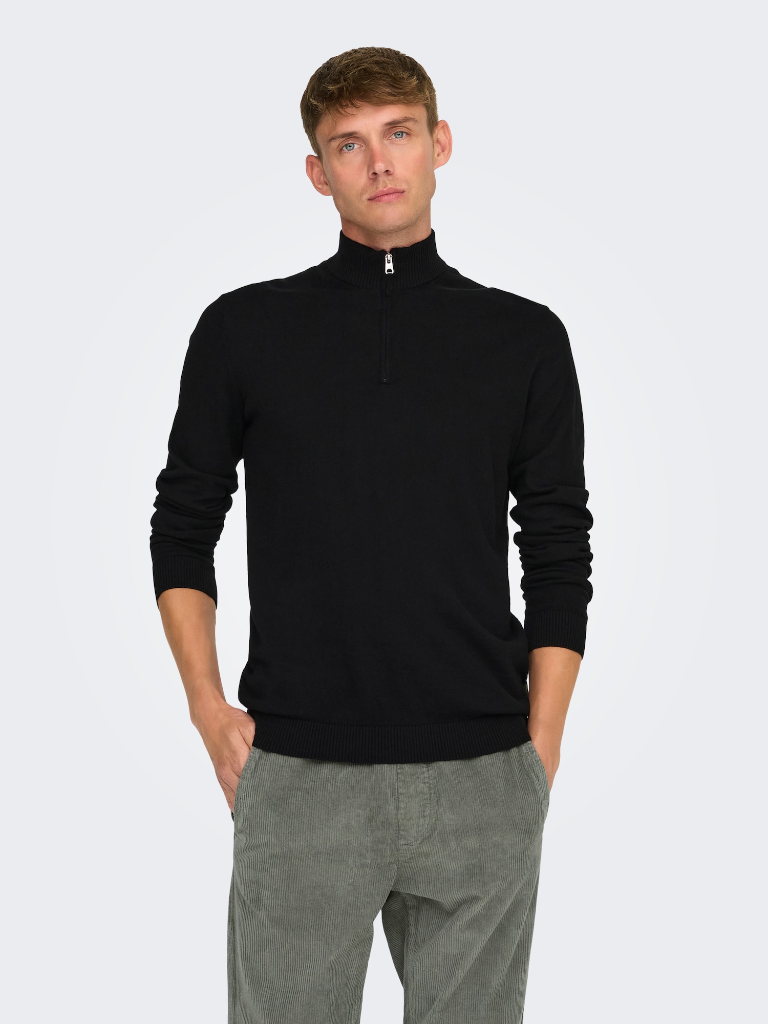 Only & Sons Pulóver 'ONSLOUI'  fekete termék 2. képe