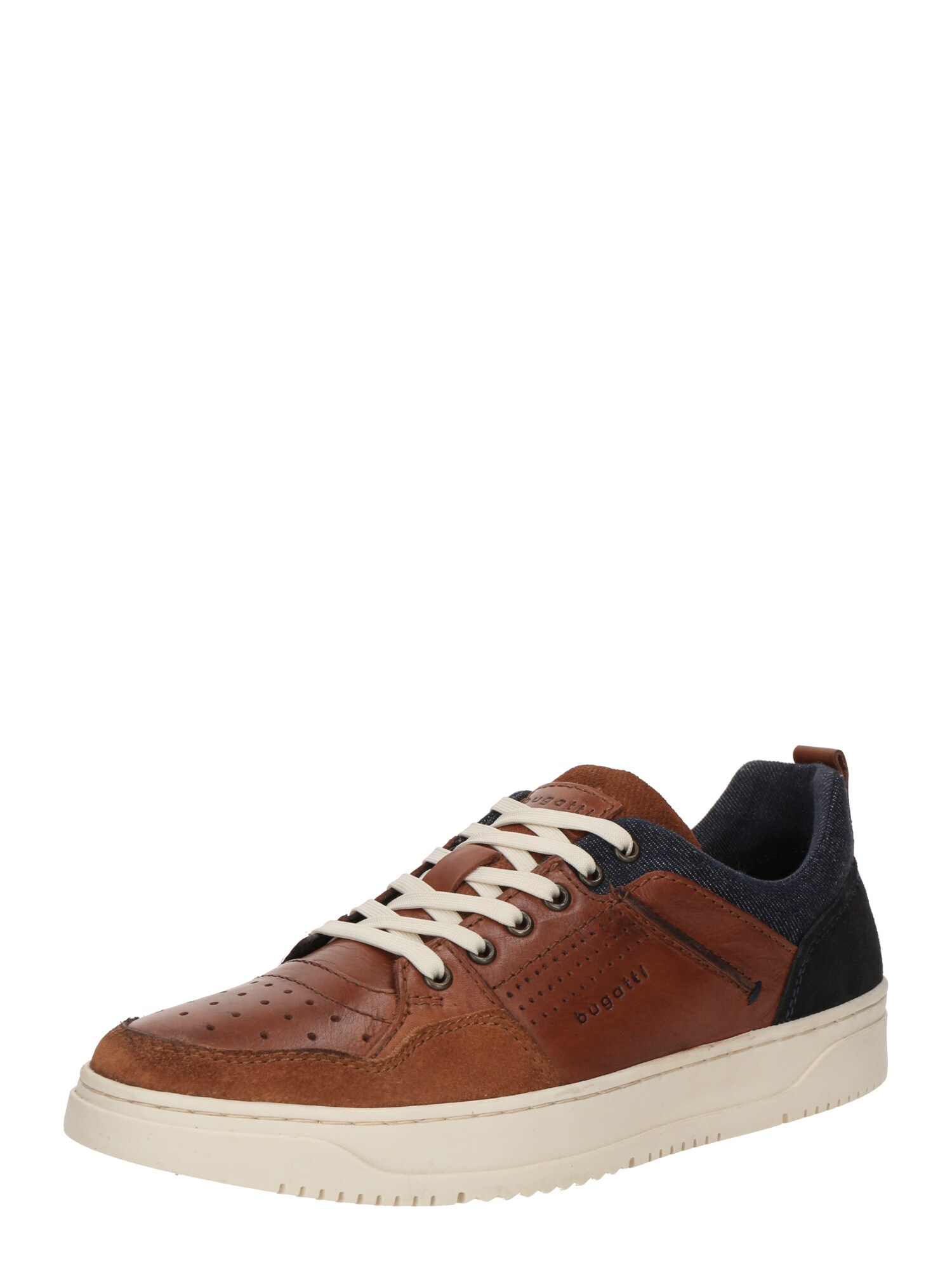 bugatti Sneaker low  albastru închis / maro caramel