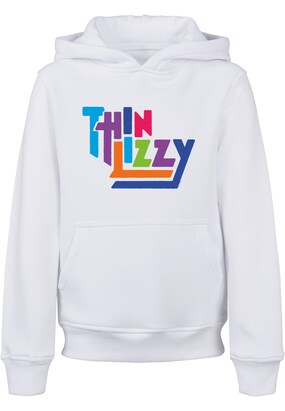 Merchcode Sweatshirt ‘Thin Lizzy – Classic’ Donkerblauw / Limoen / Lila / Wit