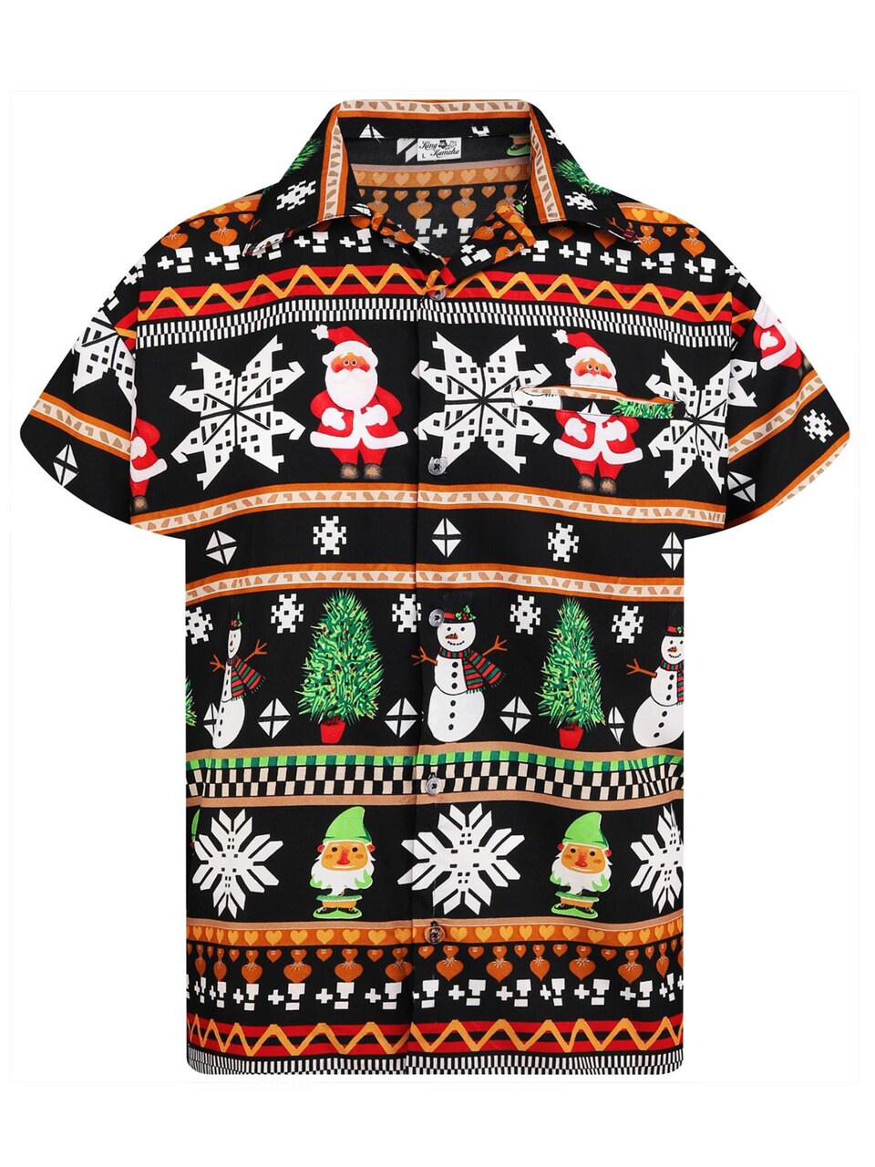 Skjorta 'Christmas Rows'
