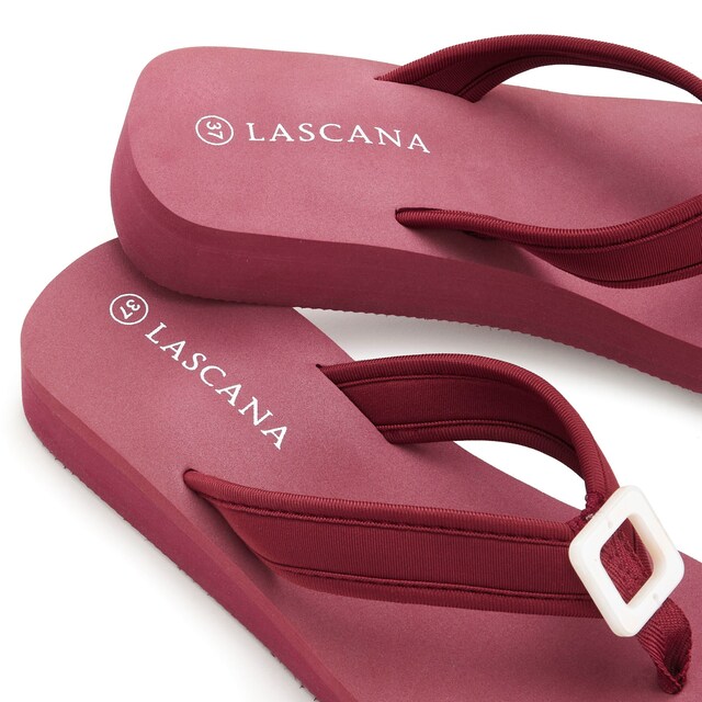 LASCANA, Papucs, piros, 4 kép a 5 közül