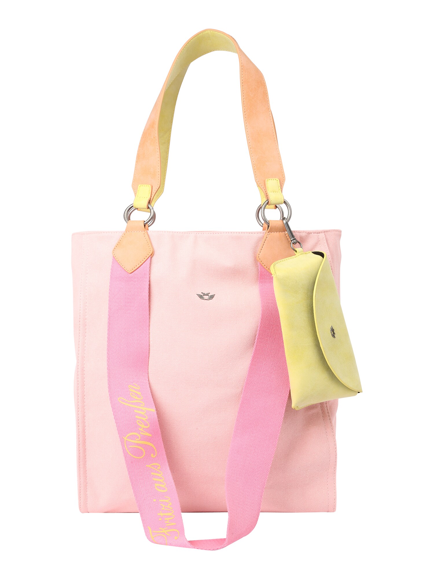 Fritzi Aus Preußen Shopper 'Izzy' Geel / Oranje / Rosa