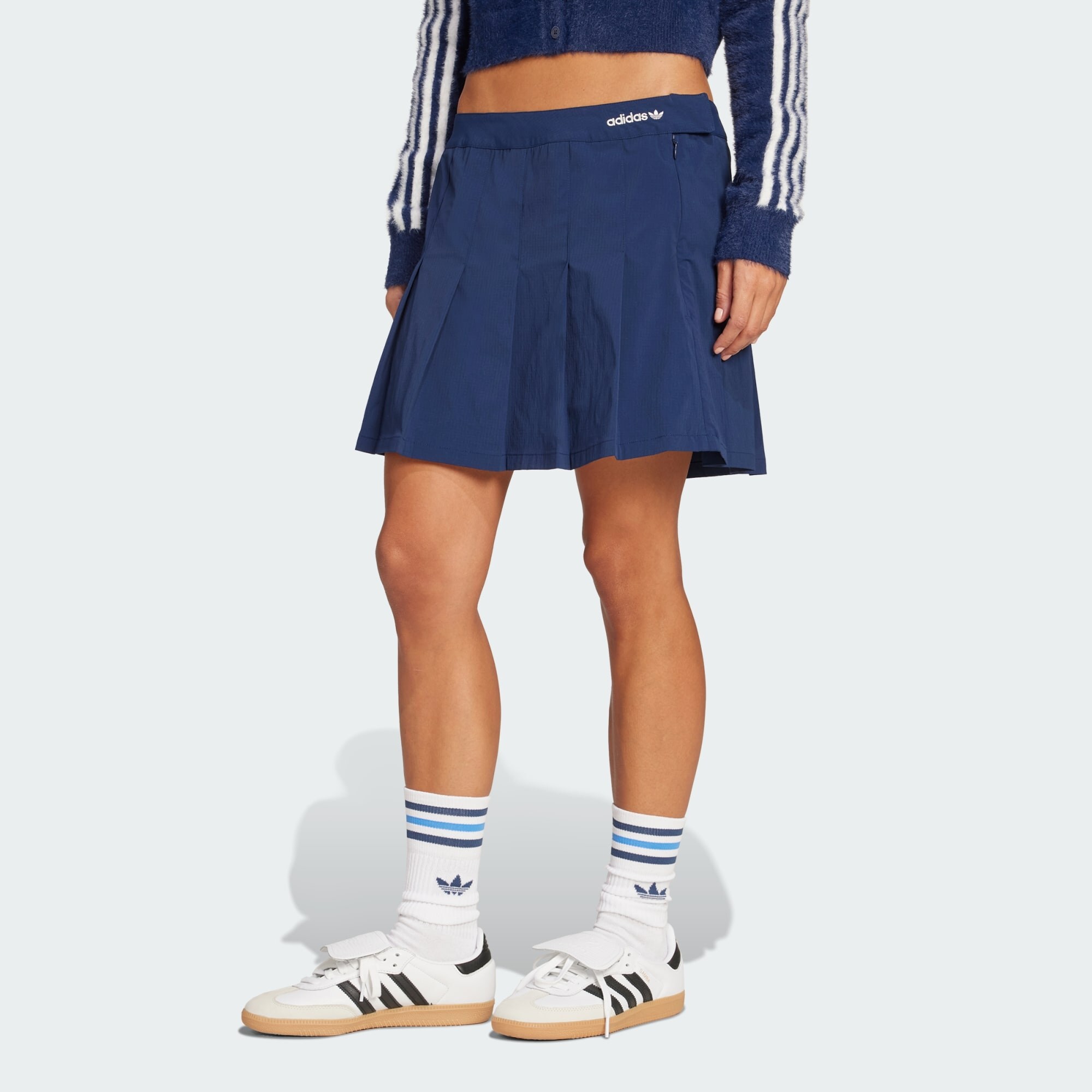 ADIDAS ORIGINALS Szoknyák  tengerészkék / fehér termék 2. képe