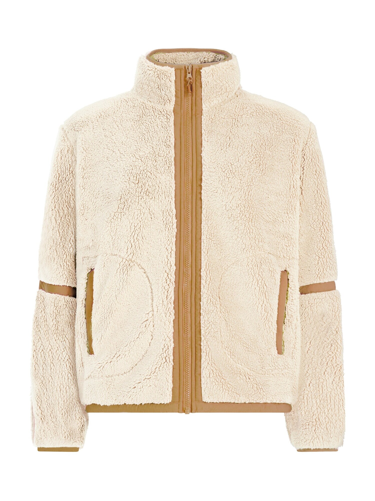 Protest Fleece Jas 'PRTRed' Bruin