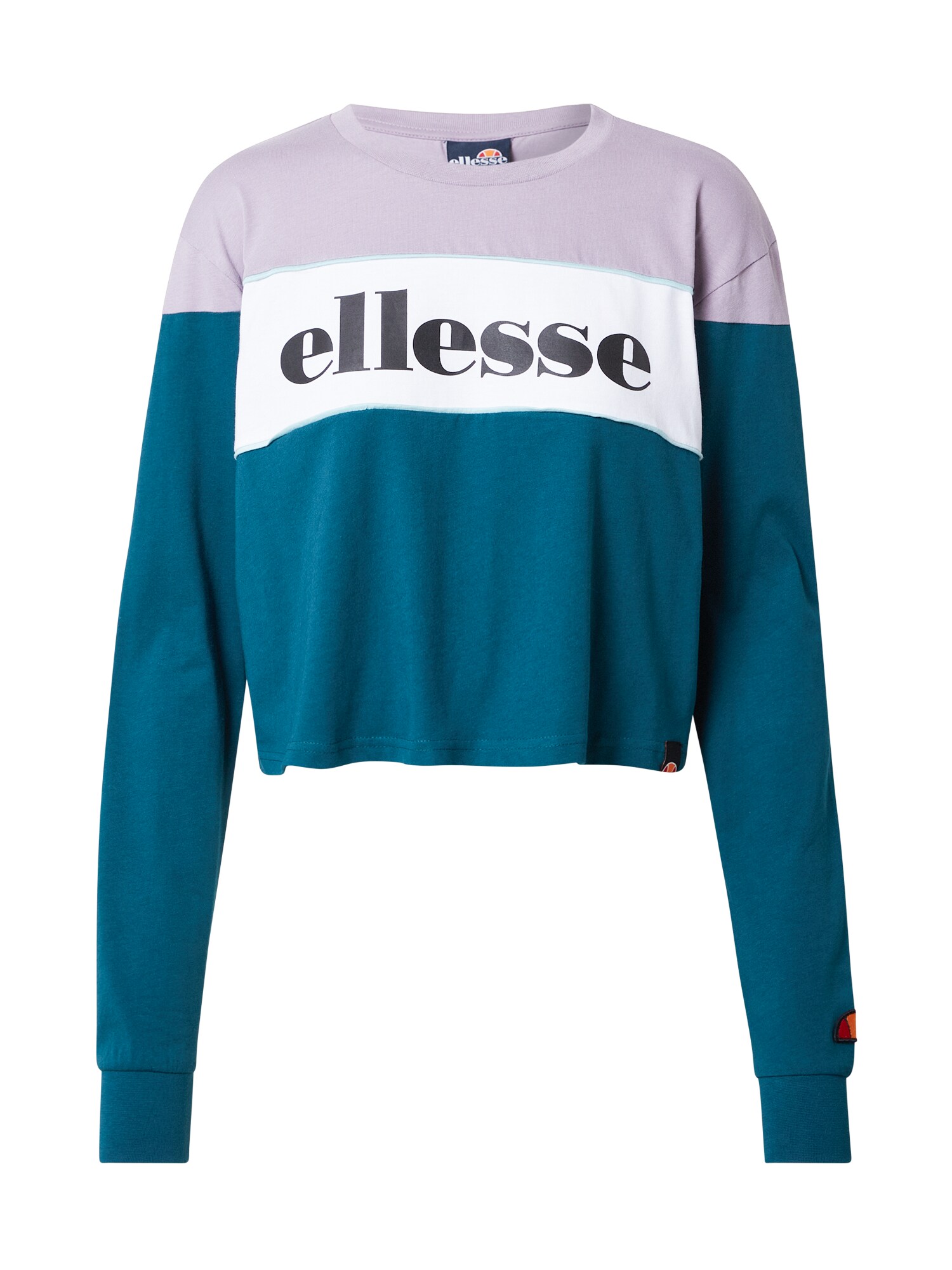 ELLESSE Marškinėliai 'Reptans'  balta / purpurinė / juoda / benzino spalva