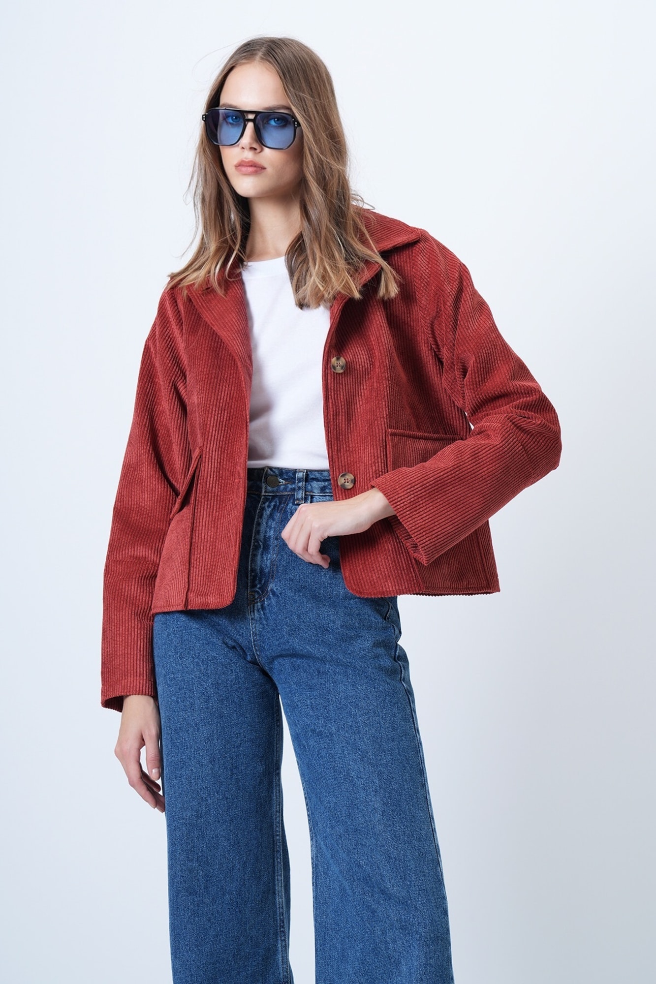 Trend Alaçatı Stili Chaqueta de entretiempo  beige