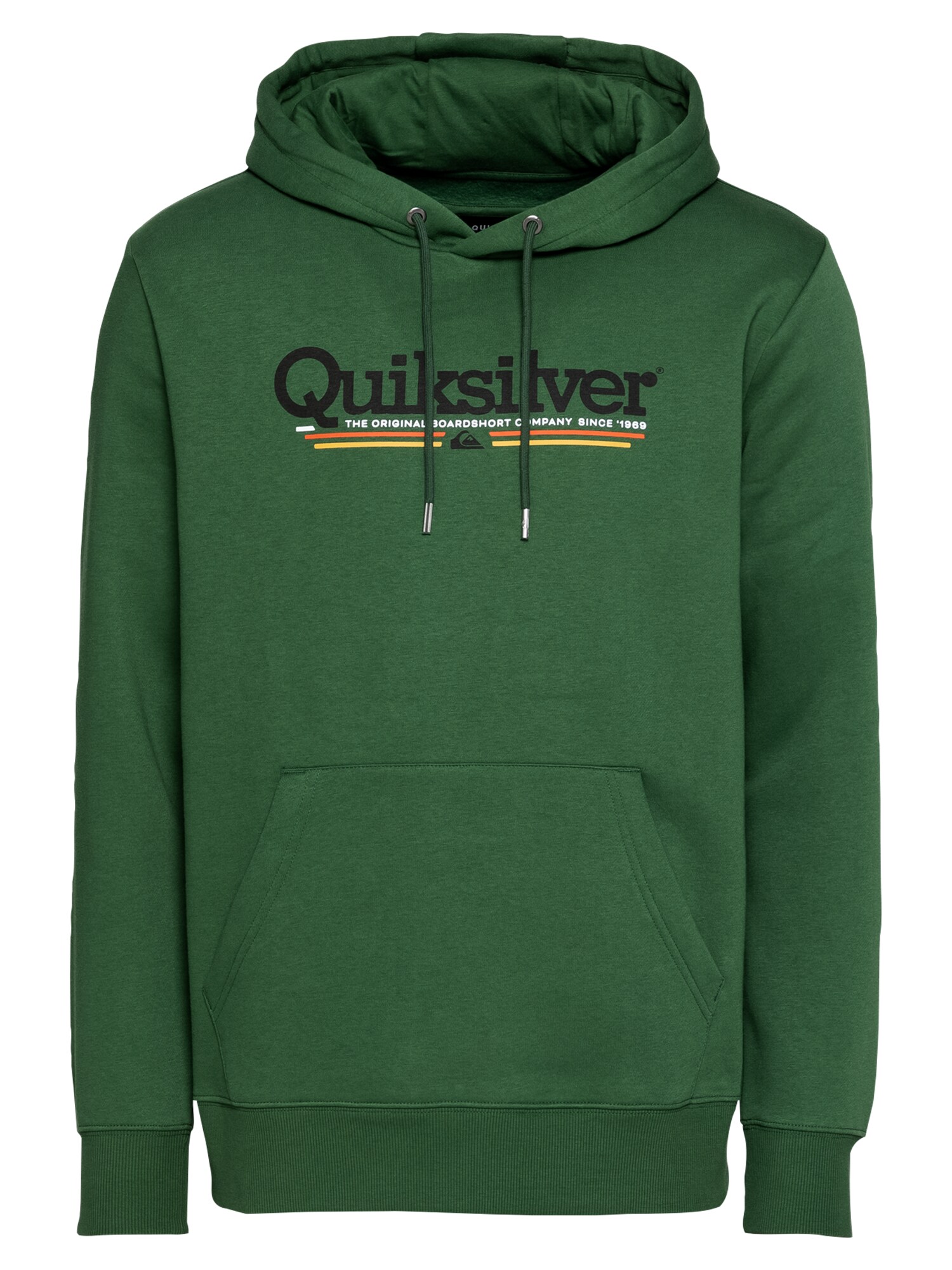 QUIKSILVER Sportinio tipo megztinis  margai žalia / juoda / oranžinė / balta / geltona