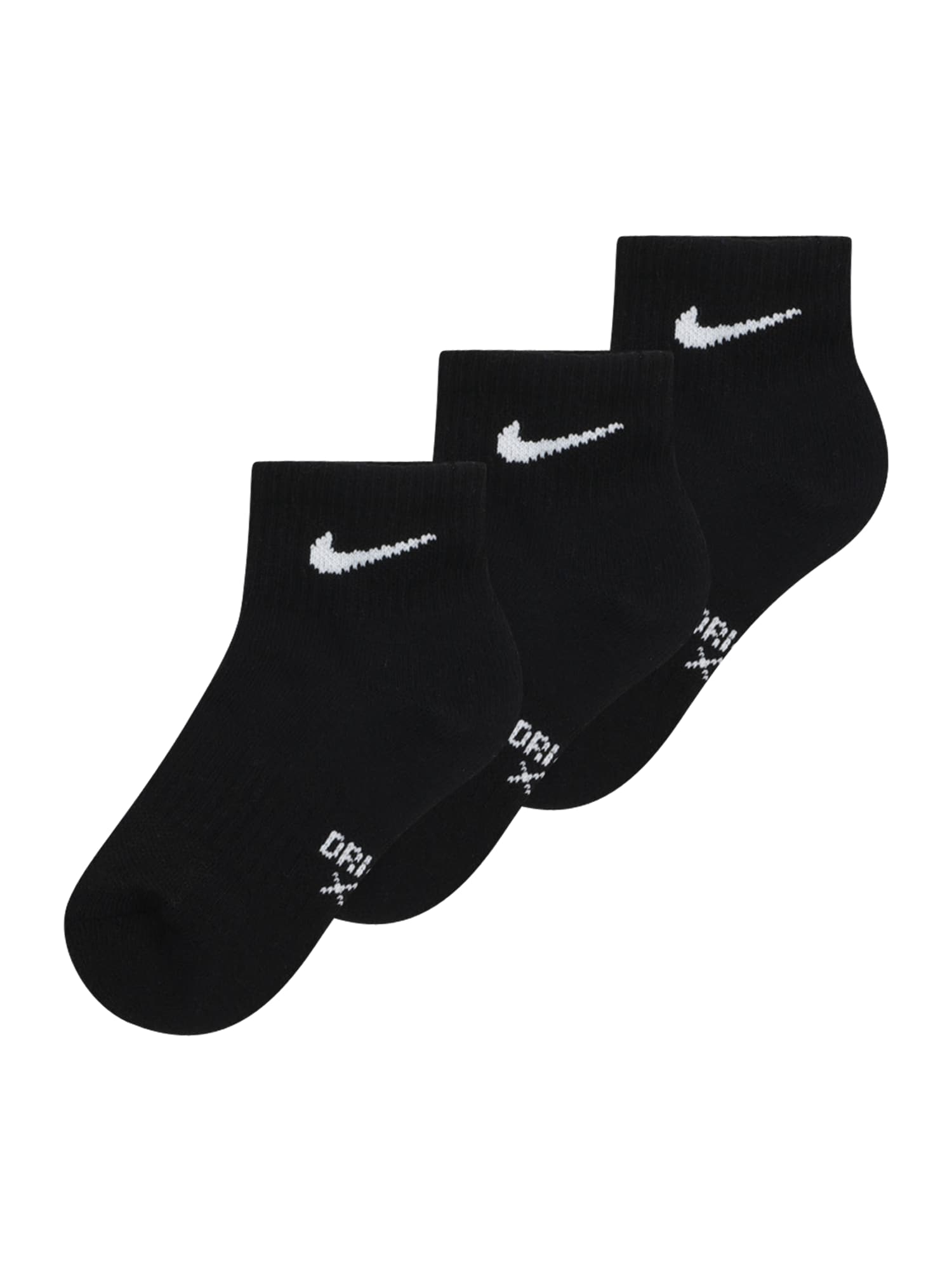 NIKE Sportske čarape  crna / bijela
