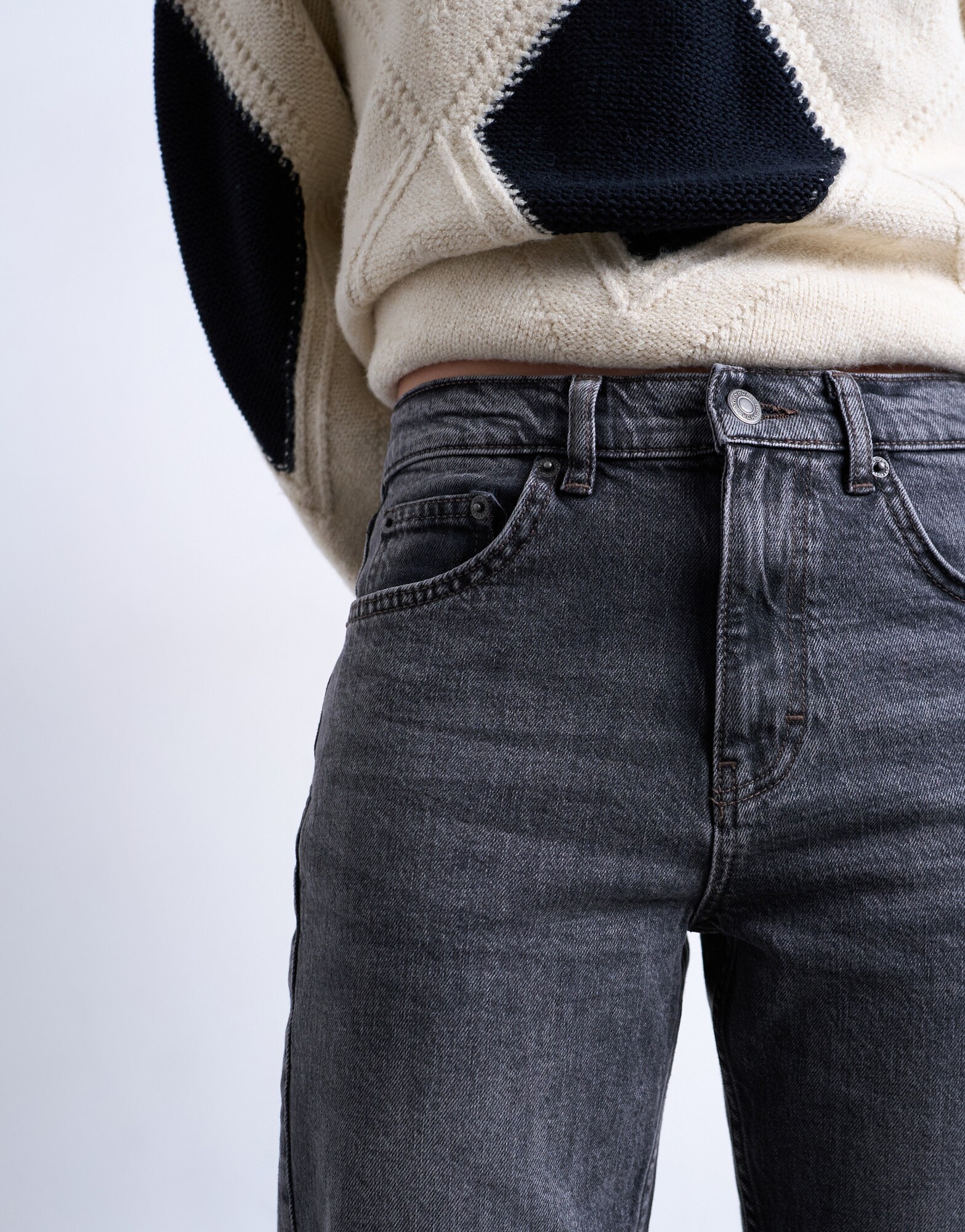 TOPSHOP Džínsy 'KARLA'  čierny denim (obrázok 6)