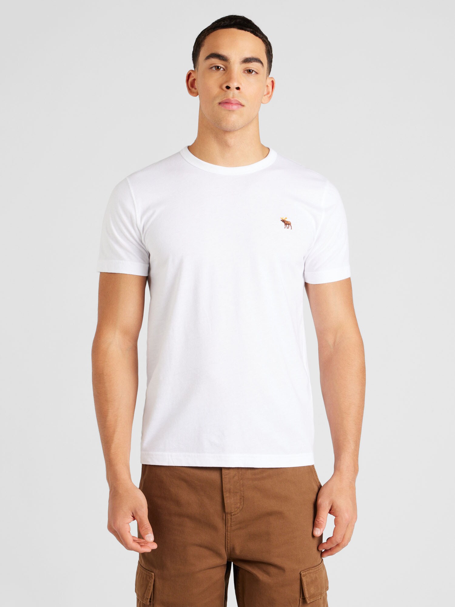 Abercrombie & Fitch Póló  barna / taupe / fekete / fehér termék 2. képe