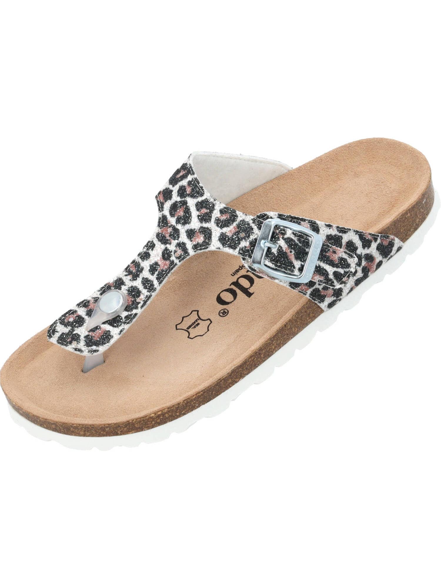 Palado Flip-flops Kos Wild  maro / negru / argintiu / alb