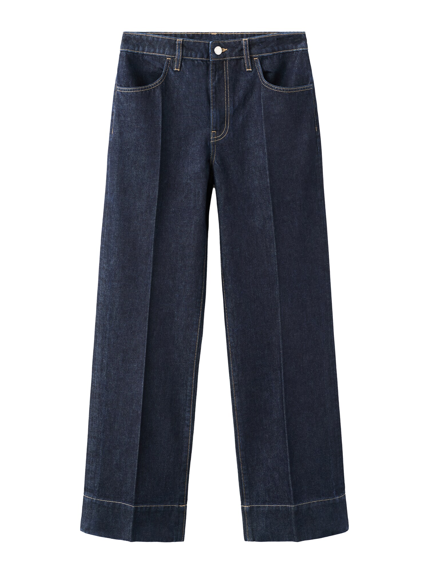 MANGO Jeans AYLIN  albastru închis