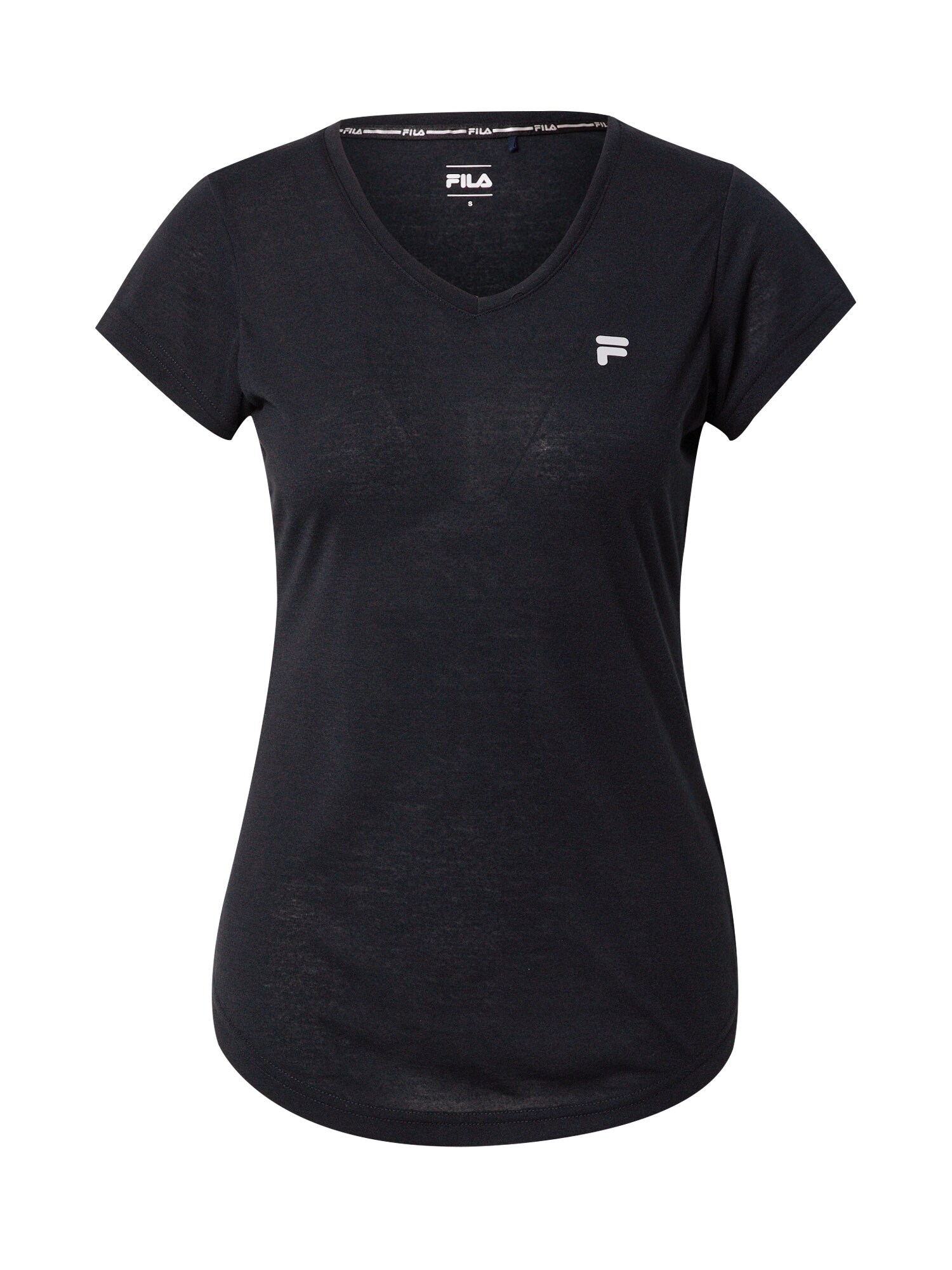 FILA Tricou funcțional  gri deschis / negru