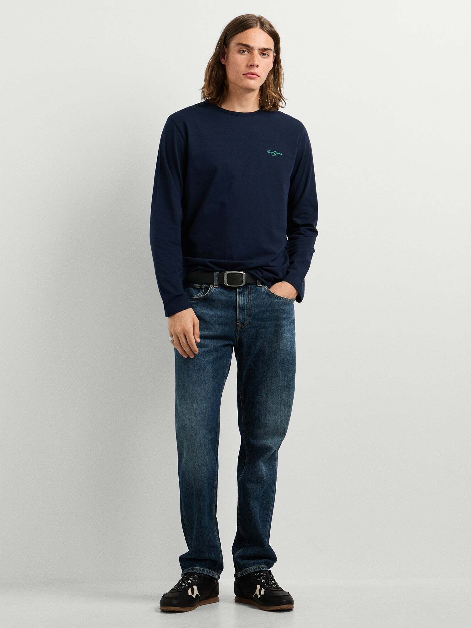 Pepe Jeans Sudadera  azul / verde – imagen 3