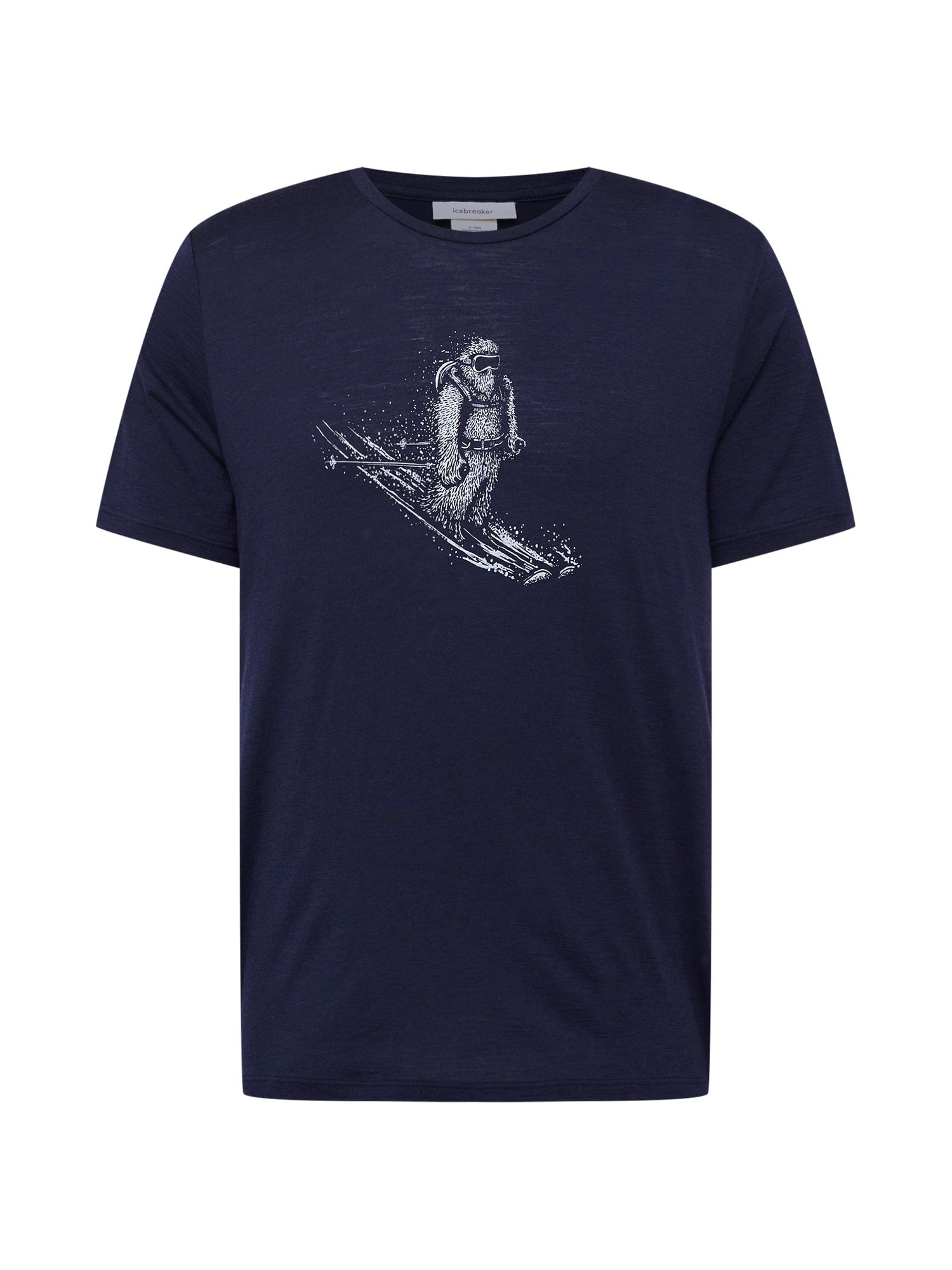 ICEBREAKER Funkcionalna majica 'SkiingYeti'  temno modra / bela