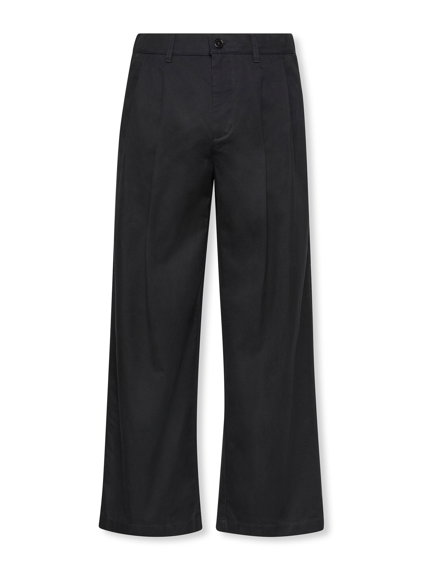 Calvin Klein Plisované nohavice čierna