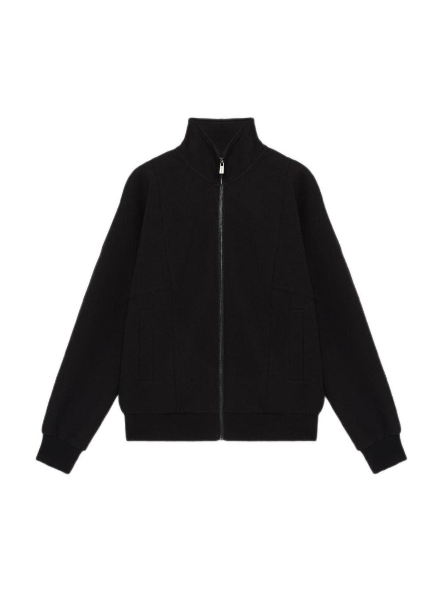 Trussardi Sudadera con cremallera negro