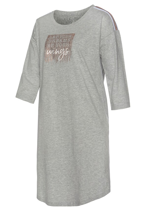 VIVANCE, Noční košilka, šedá, obrázek 4 z 7