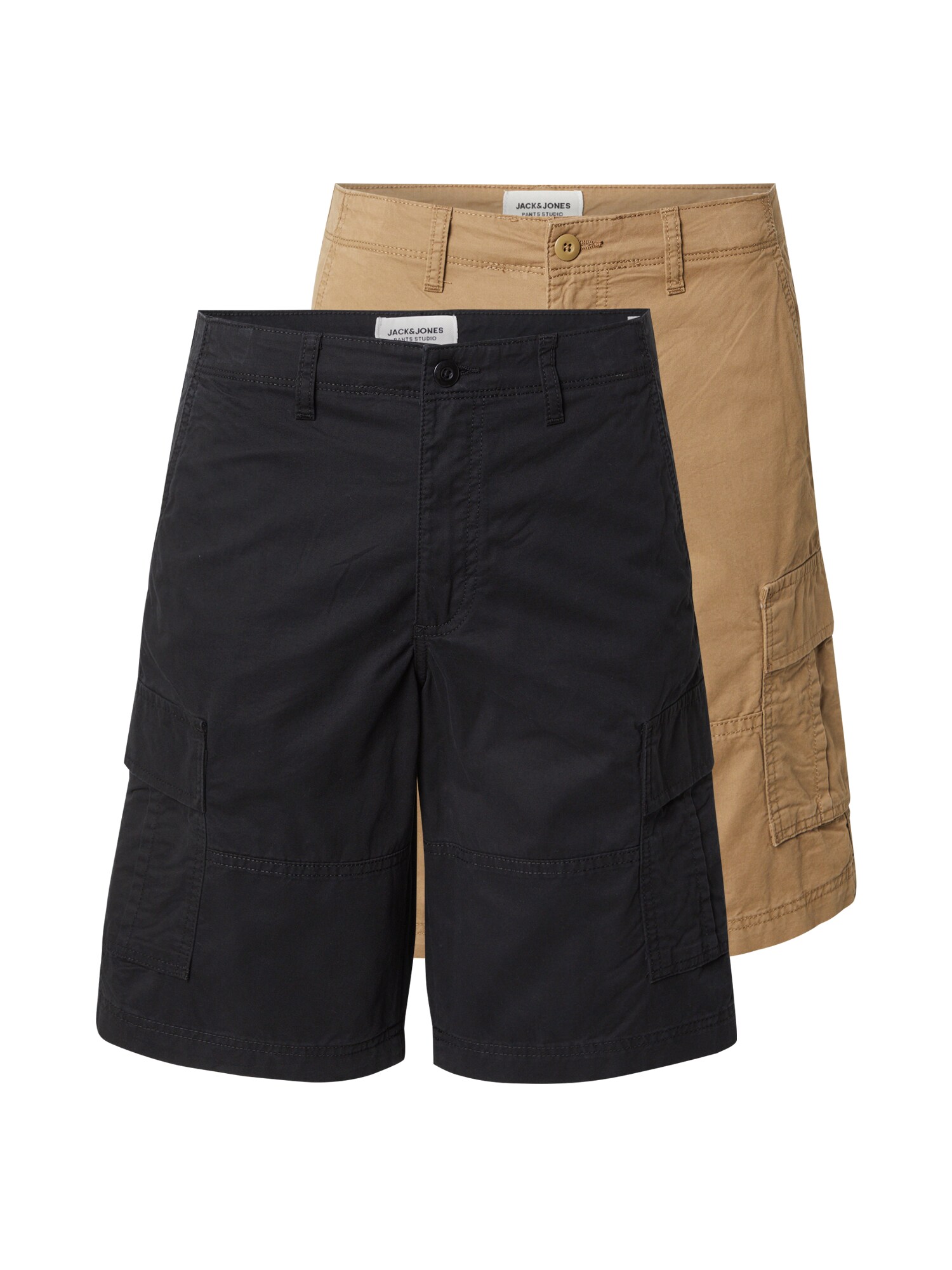 JACK & JONES Kapsáče 'JPSTCOLE MATEO'  brokátová / čierna