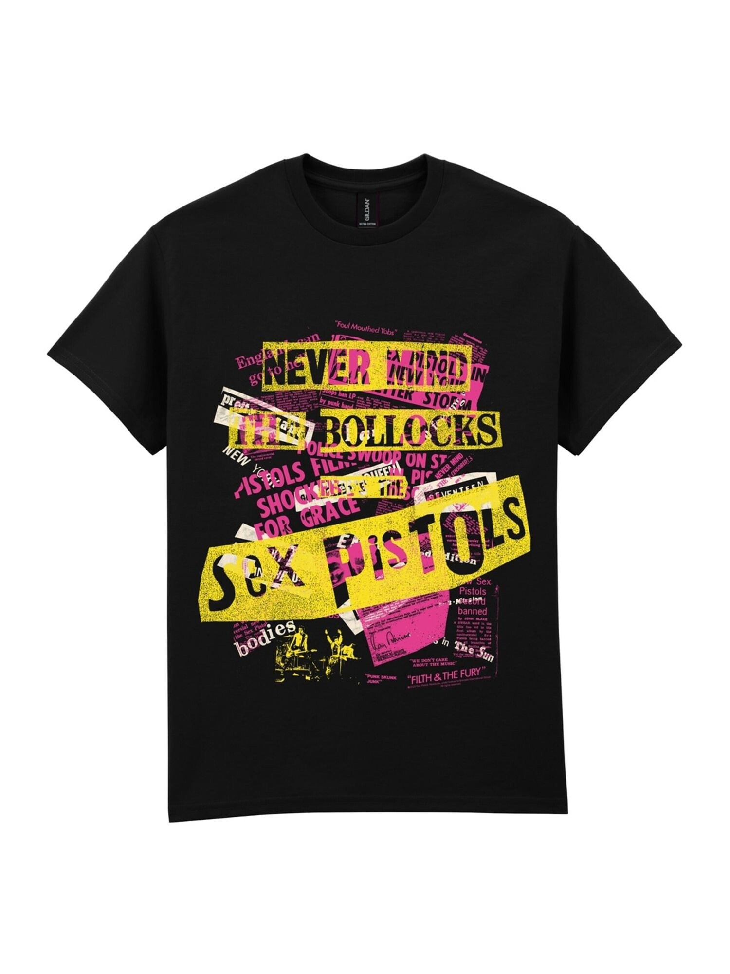 Sex Pistols Camiseta 'Sex Pistols Never Mind The Bollocks T-Shirt' negro – imagen 1