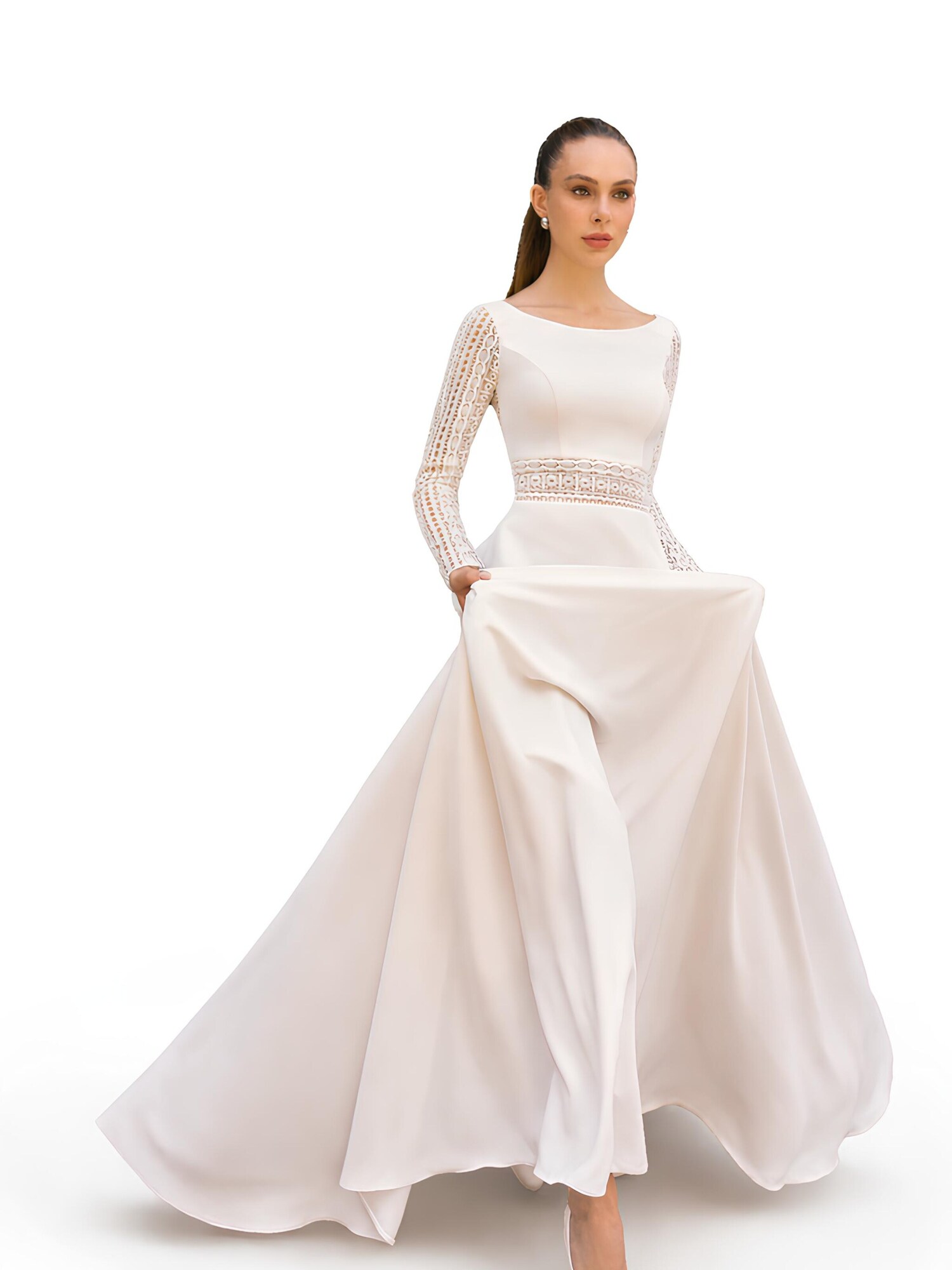 Devotion Dresses Abito da sera 'Wedding dress Idan'  avorio