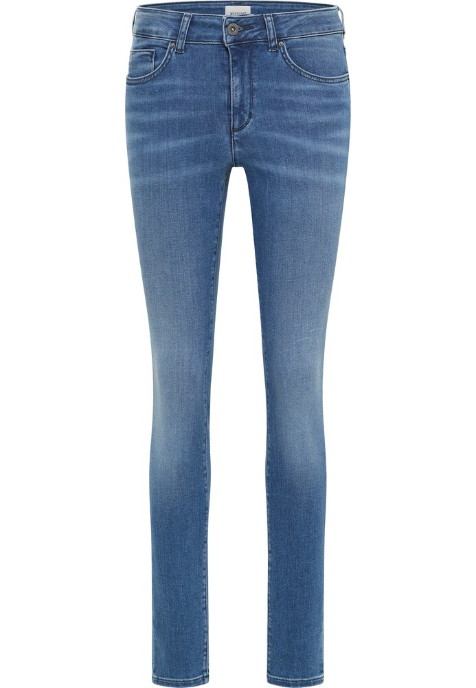 MUSTANG Jeans ' Shelby' Damen Größe 33 blau / braun